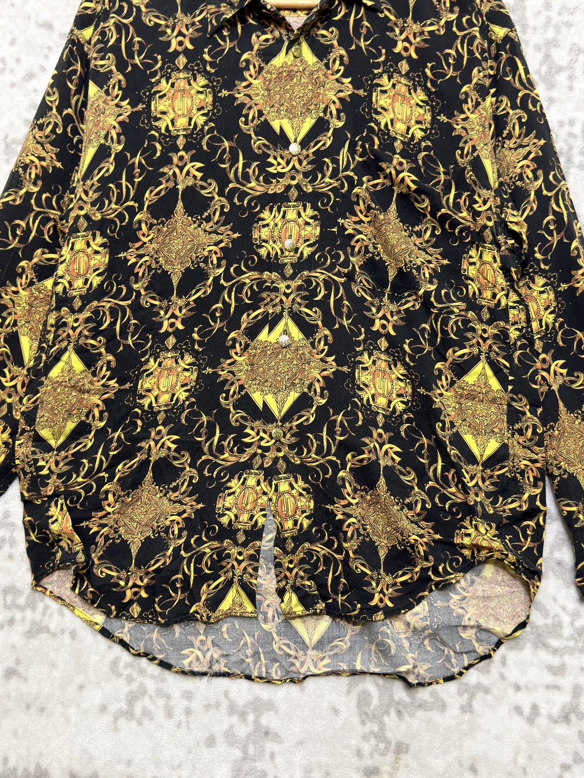 Yoshiyuki Konishi Vintage Ficce Yoshiyuki Konishi Barocco Rayon Black Gold Size US L / EU 52-54 / 3 - 6 Thumbnail