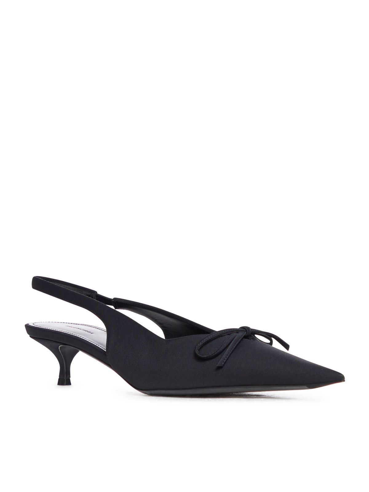 Balenciaga o1srvl11e0426 Knife Bow 40mm Slingback in Black Size US 8 / IT 38 - 2 Thumbnail