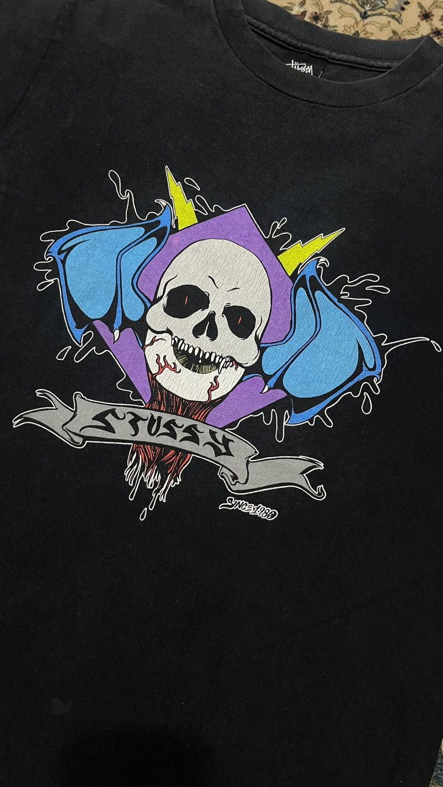 Stussy Vintage STUSSY skull Size US S / EU 44-46 / 1 - 5 Thumbnail