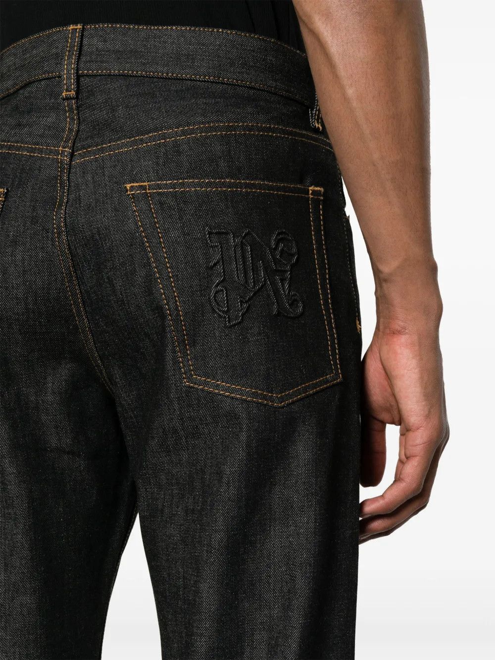 Palm Angels o1y0325 Denim Pant in Black Size US 34 / EU 50 - 3 Thumbnail