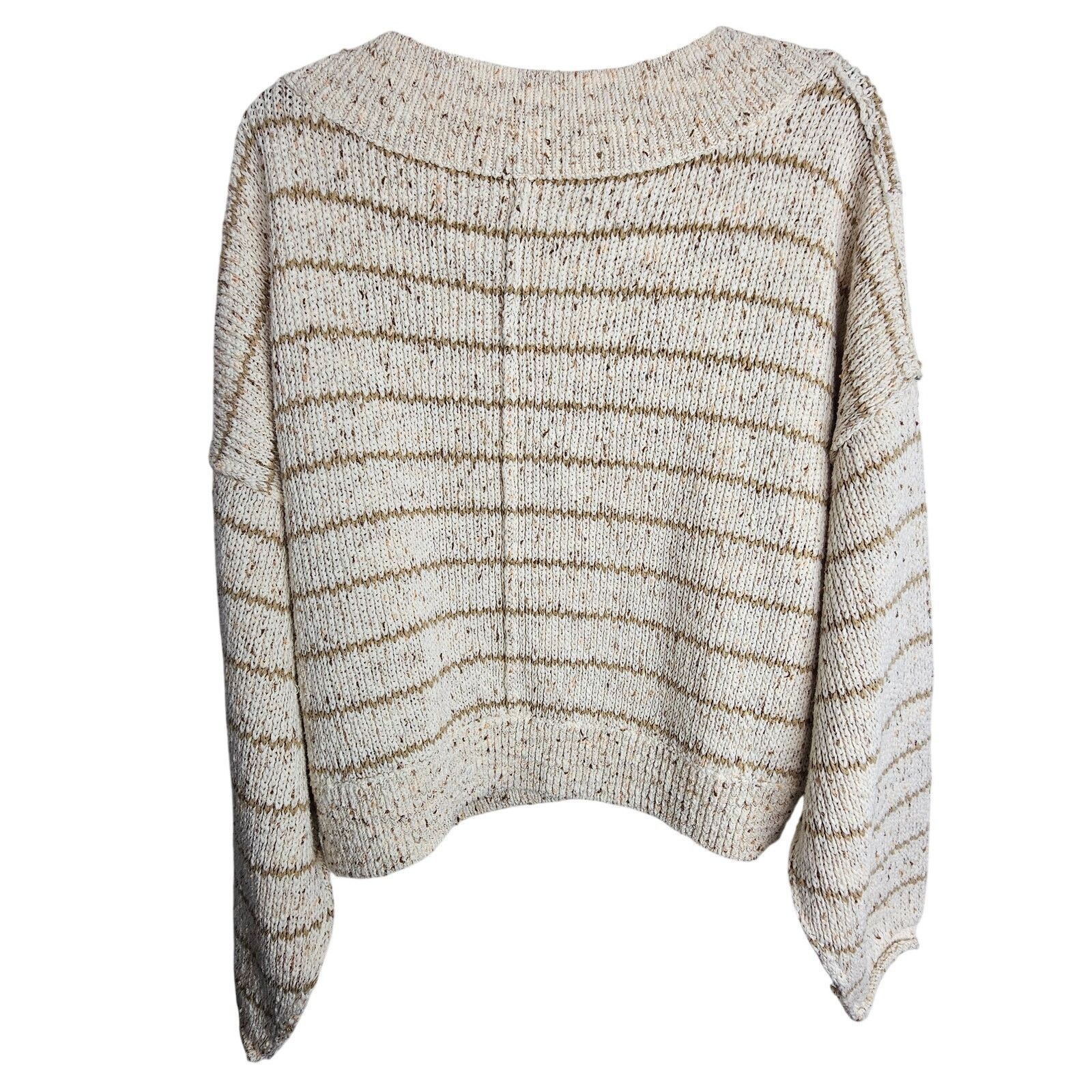 Free People Free People Starlight Striped Pullover Sweater Sz M Granola Size M / US 6-8 / IT 42-44 - 11 Thumbnail