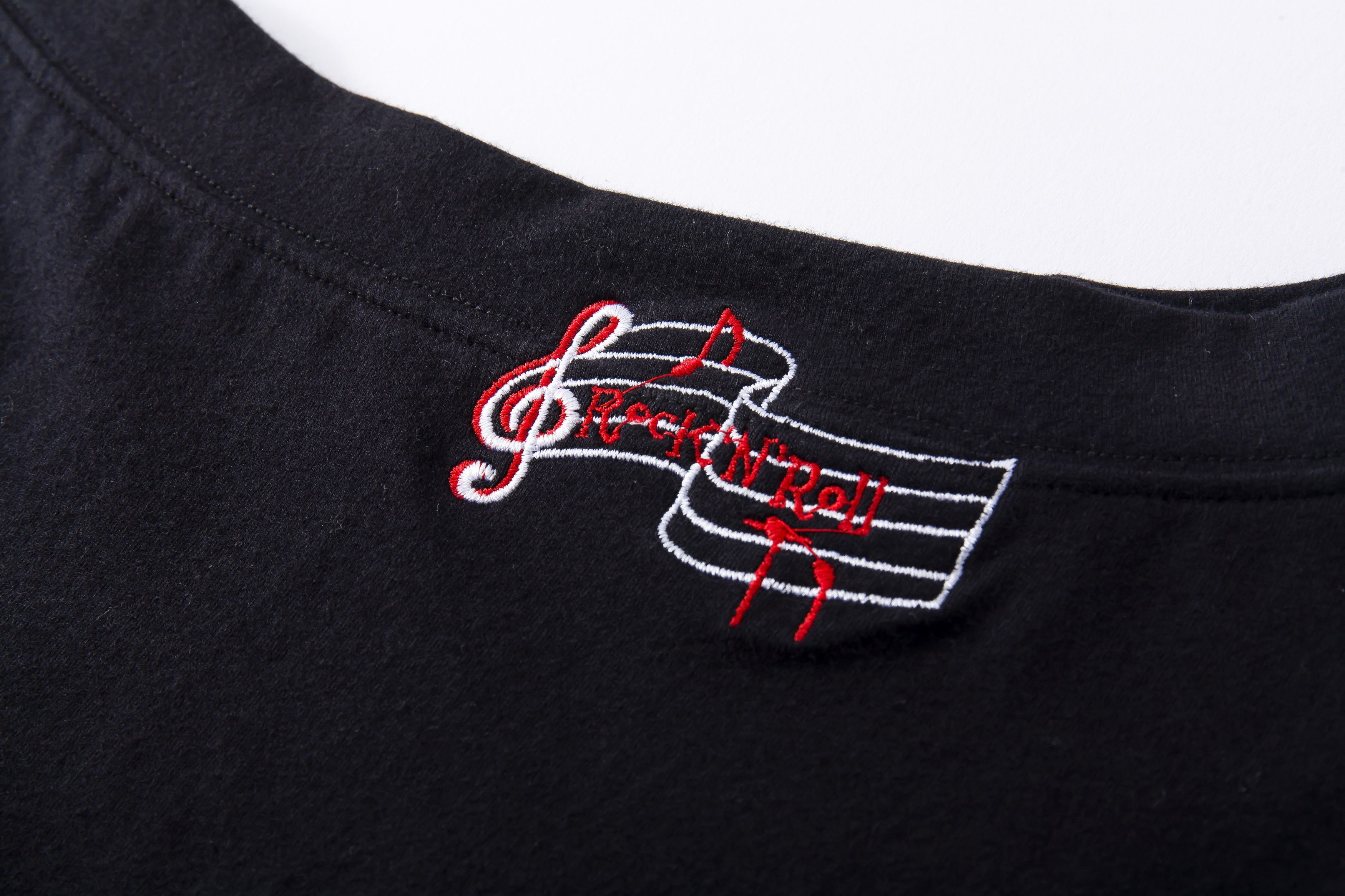 Other Black T shirt off shoulder embroidery vintage style Size S / US 4 / IT 40 - 3 Thumbnail