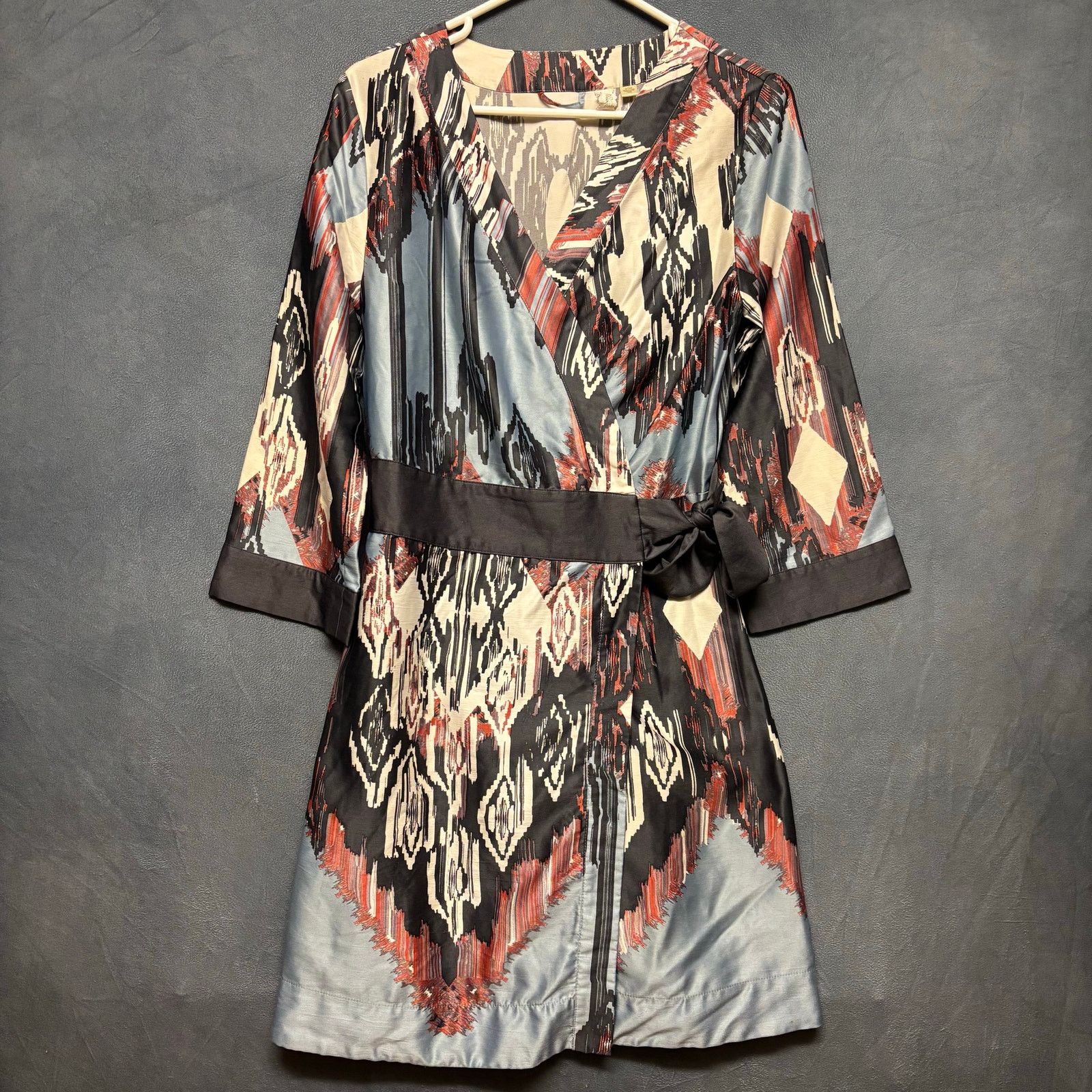 Other Eloise Wraparound Dress Midi Art to Wear Hippy Boho Sexy Size S / US 4 / IT 40 - 1 Thumbnail