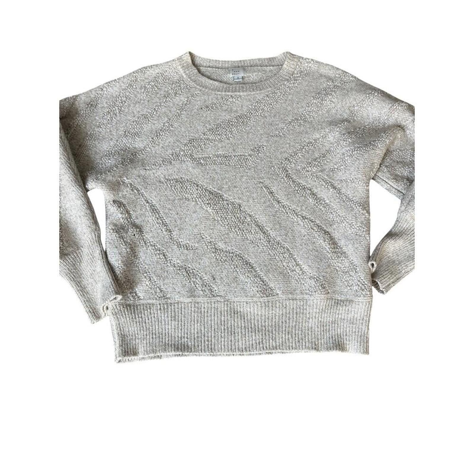 Other Cozy Women's Sweater - Soft Textured Knit Pullover Size M / US 6-8 / IT 42-44 - 6 Thumbnail