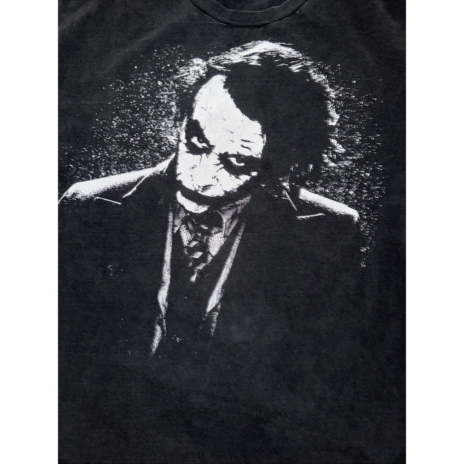 Band Tees × DC Vintage Batman Dark Knight Joker T-Shirt Black Large 21x27 Size US L / EU 52-54 / 3 - 2 Thumbnail