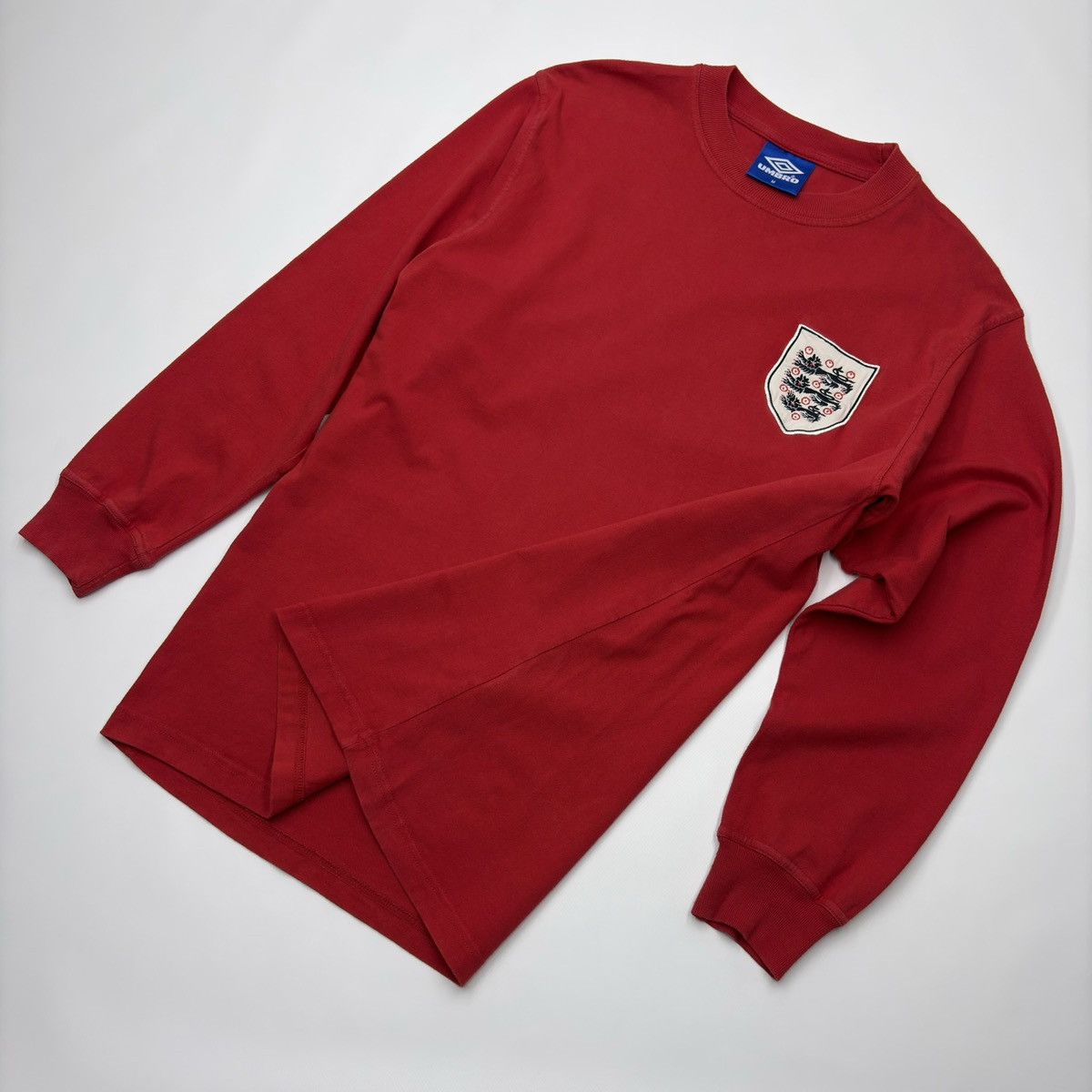 Umbro Umbro England Vintage 90s Long sleeve Soccer Football Size US M / EU 48-50 / 2 - 6 Thumbnail