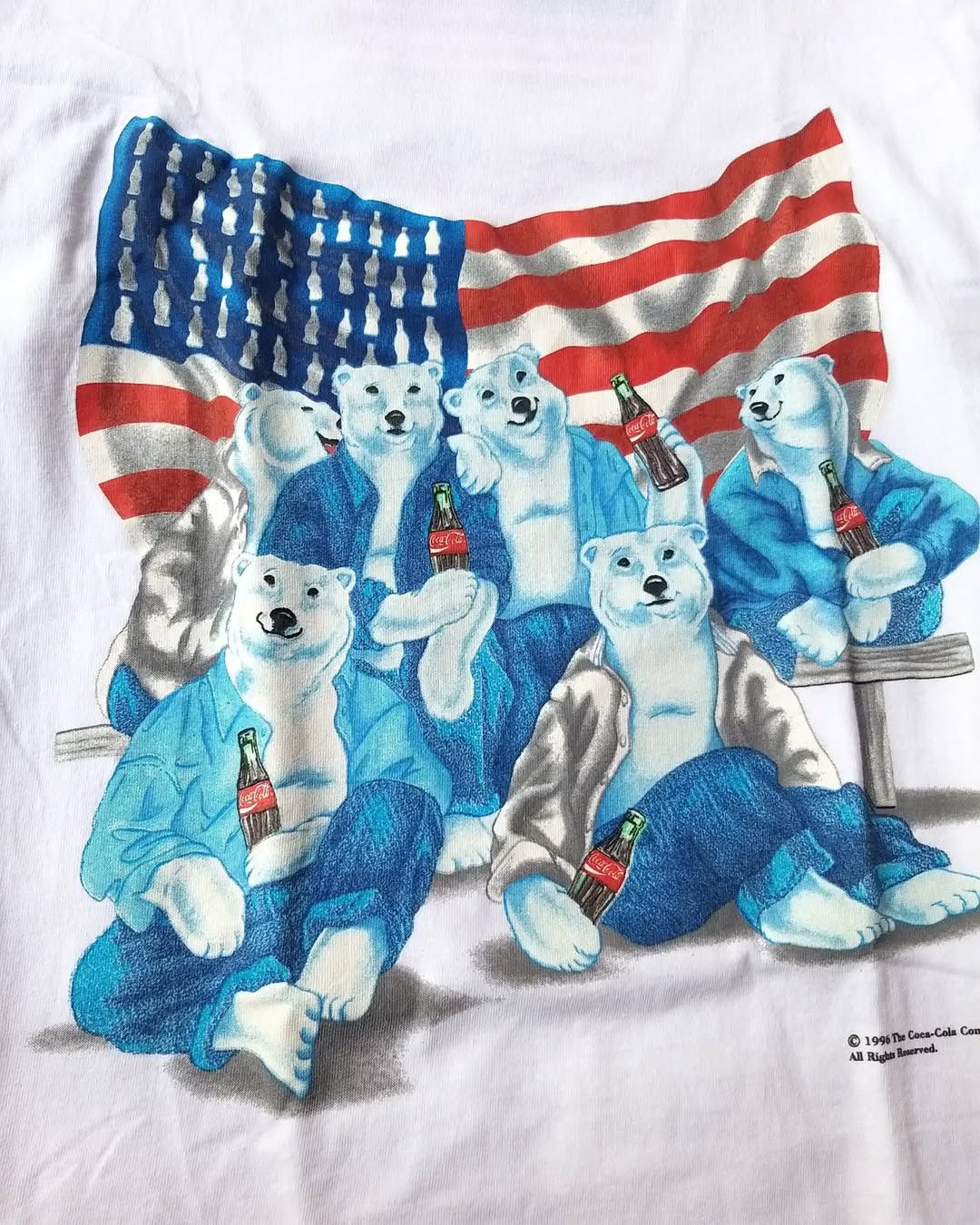 Vintage Rare Vtg The Coca-Cola Company '96 Tshirt Size US M / EU 48-50 / 2 - 3 Thumbnail
