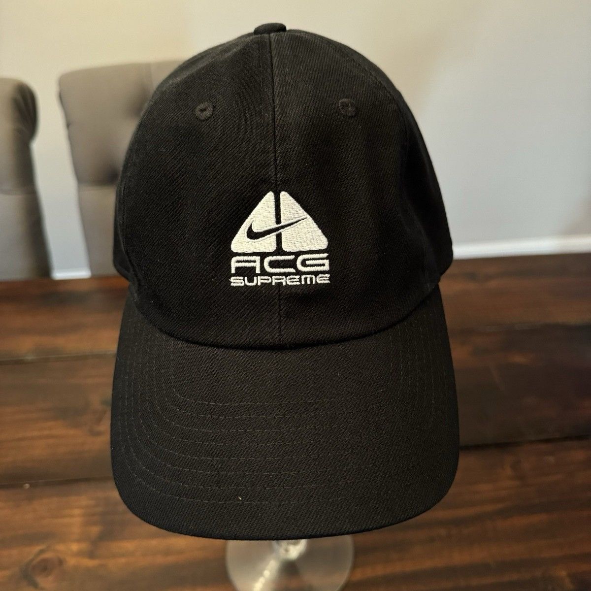 Nike ACG × Supreme Supreme x Nike ACG Denim 6-Panel Hat Size ONE SIZE - 2 Thumbnail