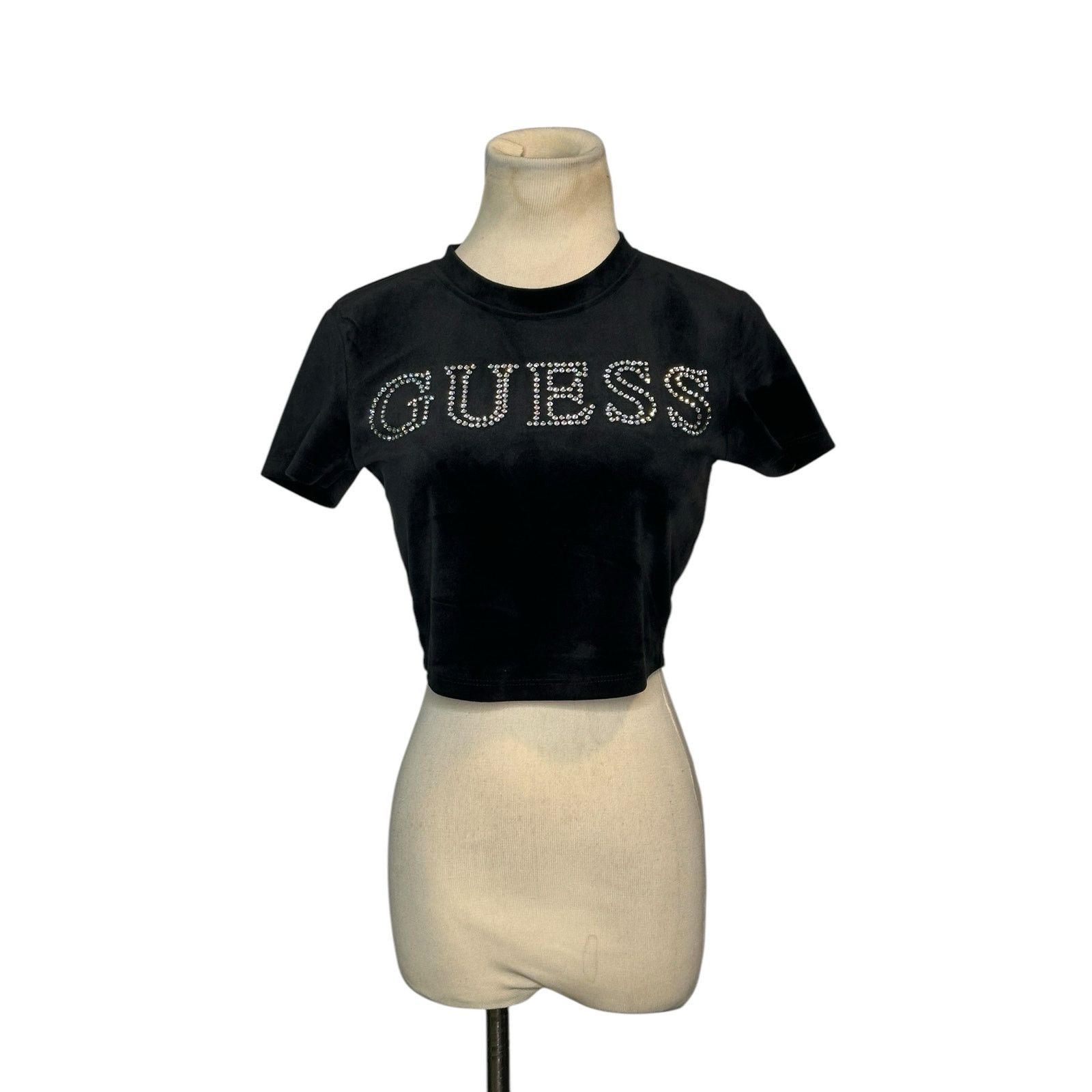 Guess Guess rhinestones front logo short sleeves t-shirt size XS Size XS / US 0-2 / IT 36-38 - 11 Thumbnail