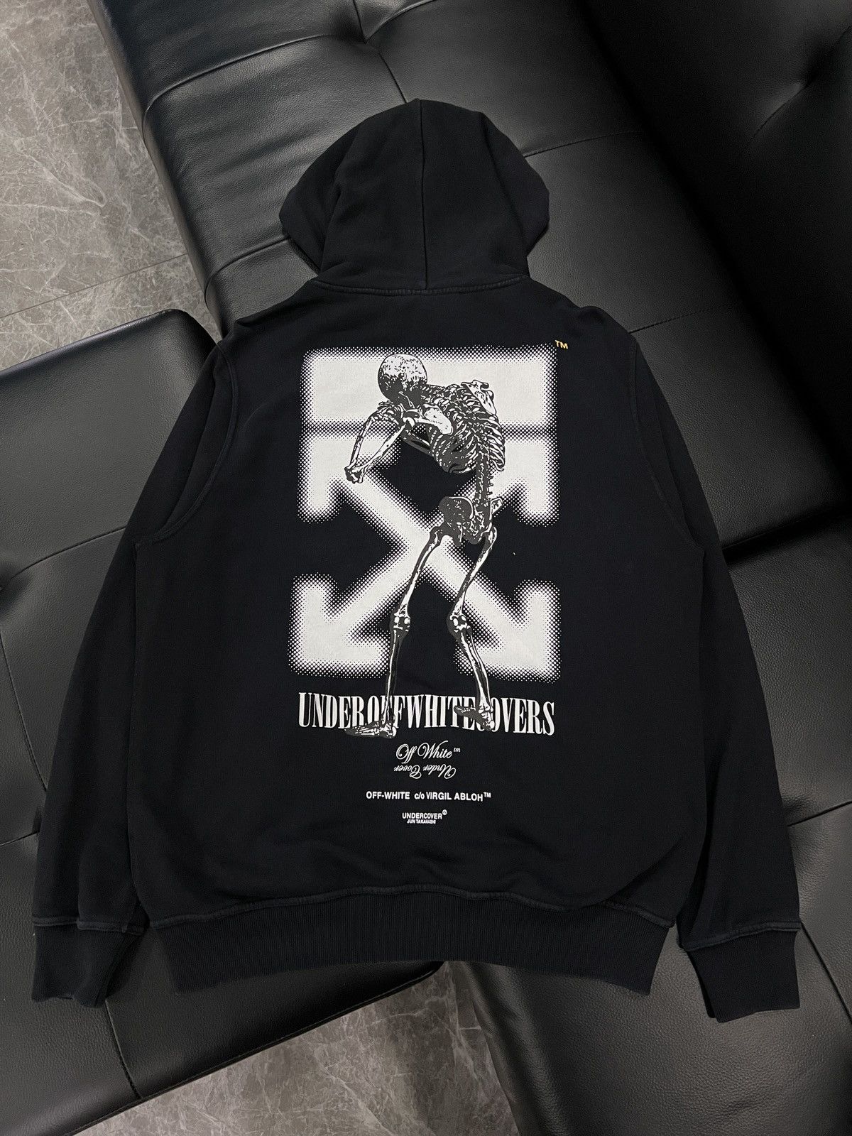 Off-White × Undercover Off-White by Undercover SS19 Reversible Skeleton Hand Zip Ho Size US M / EU 48-50 / 2 - 2 Thumbnail