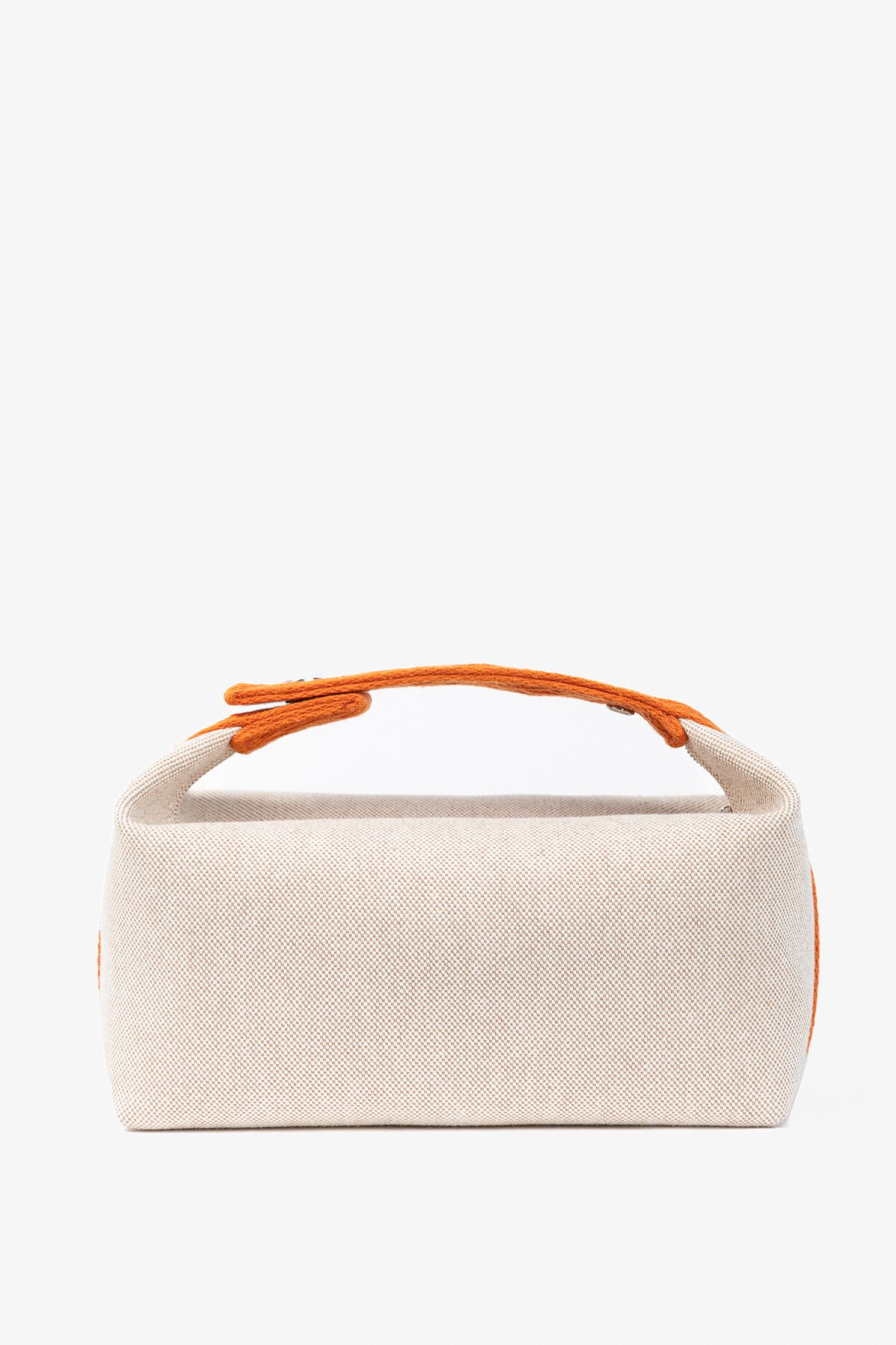 Hermes Hermes Bride-a-Brac Small Model Canvas & Chevron Strap Case Size ONE SIZE - 4 Thumbnail