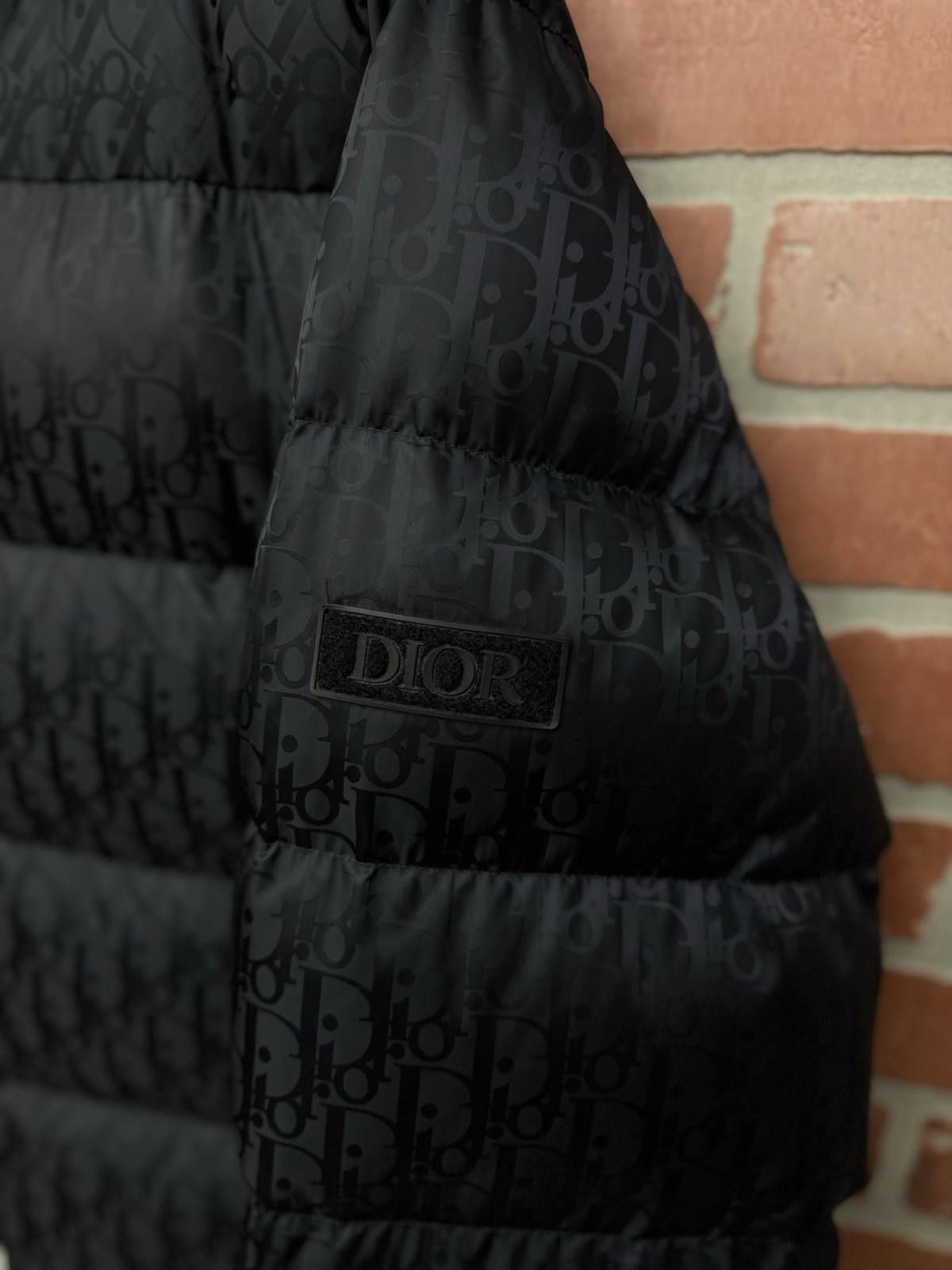 Dior Dior Mens Oblique Down Puffer Jacket - Black Size 54 Size US L / EU 52-54 / 3 - 8 Thumbnail