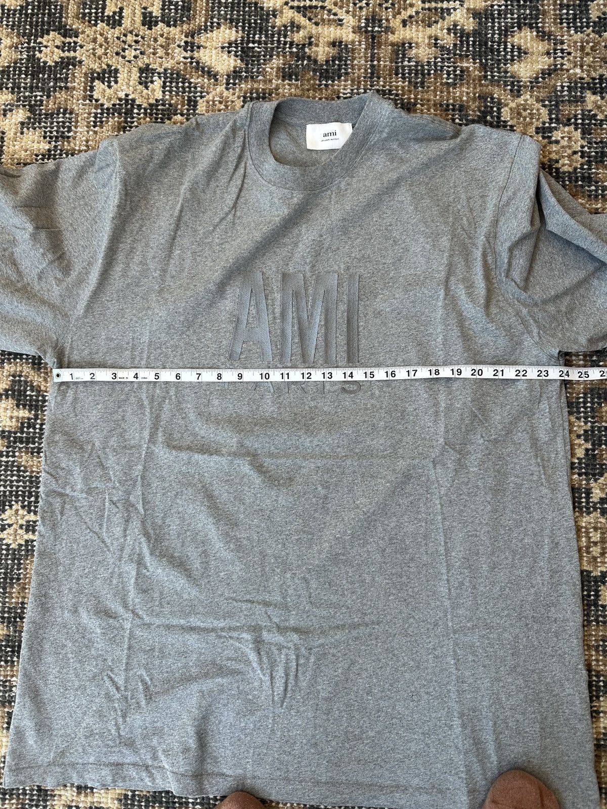AMI AMI Oversized Embroidered Logo Tee Size US L / EU 52-54 / 3 - 7 Thumbnail