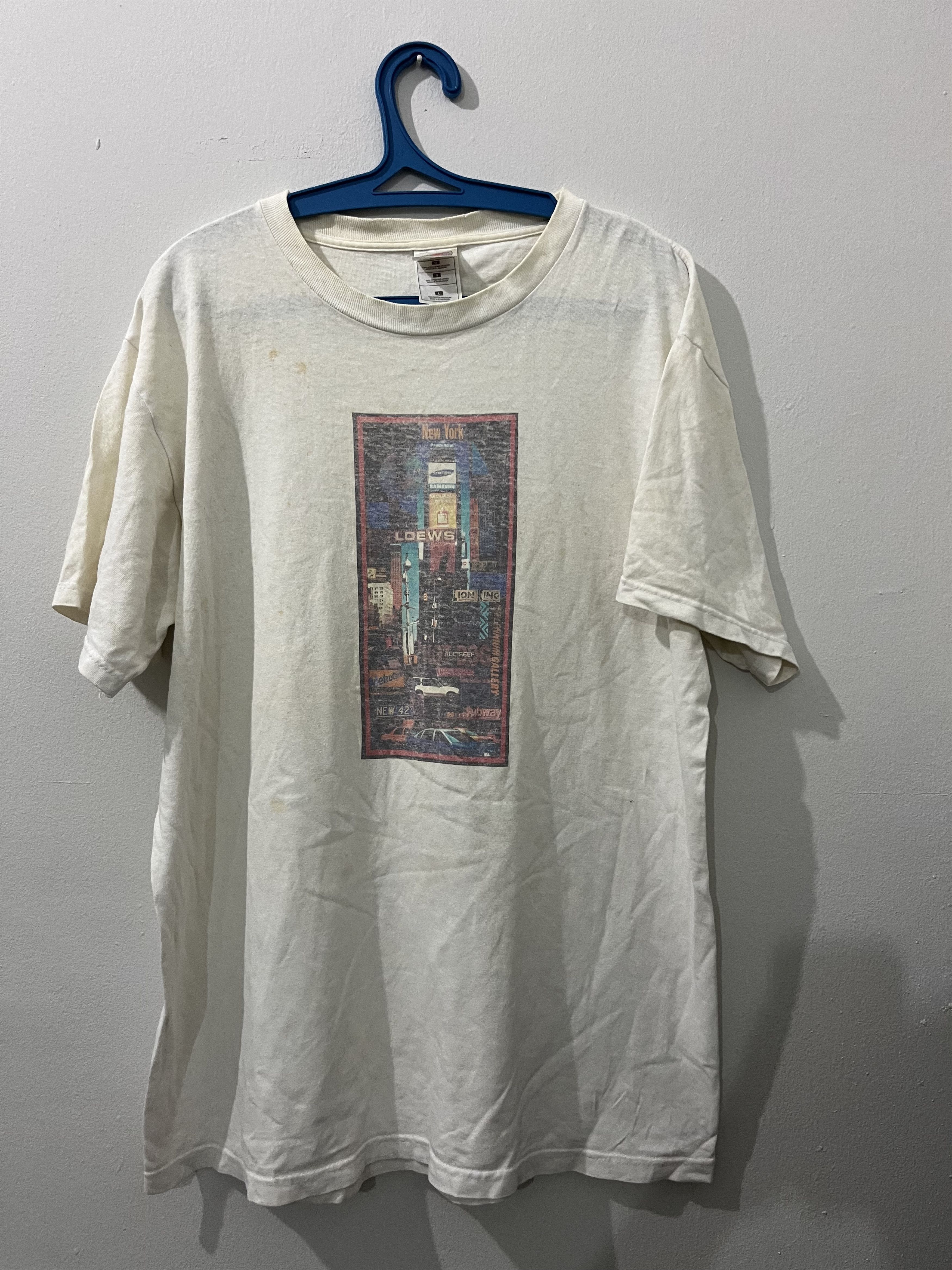 Band Tees 90s New York Prudential PHOTOGRAPH TEE Size US L / EU 52-54 / 3 - 2 Thumbnail