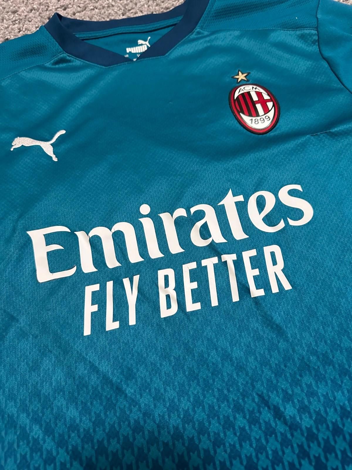 Puma #11 IBRAHIMOVIC AC Milan 2020/21 3RD Football Shirt Jersey Size US L / EU 52-54 / 3 - 3 Thumbnail