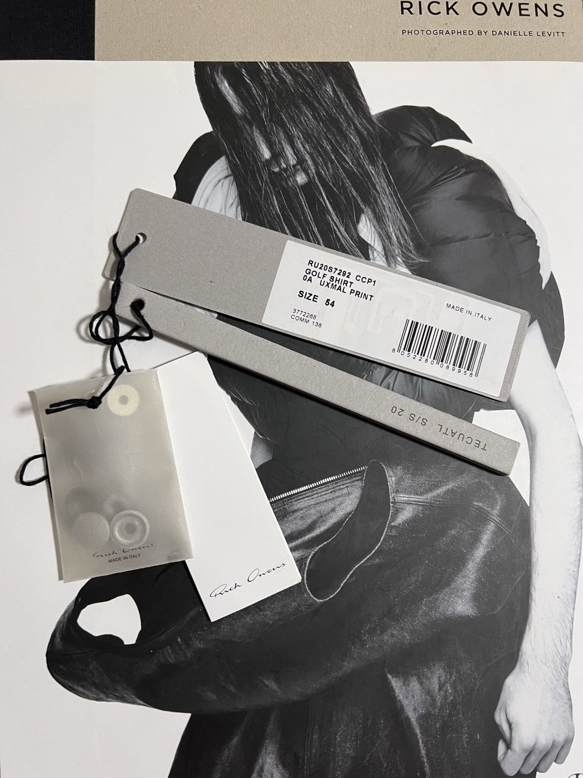 Rick Owens Rick Owens SS20 Golf Shirt In Uxmal Print Size US L / EU 52-54 / 3 - 7 Thumbnail