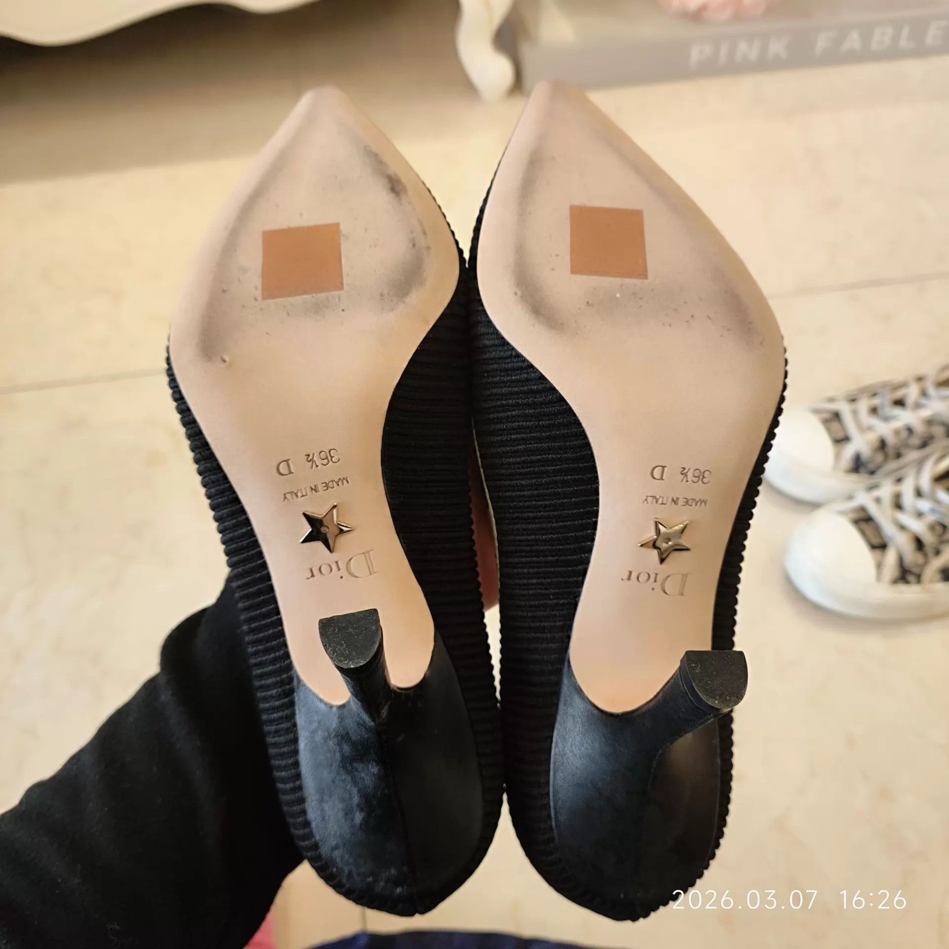 Dior Dior Women's High Heels 36.5 260307JJKBY09 Size US 6 / IT 36 - 2 Thumbnail