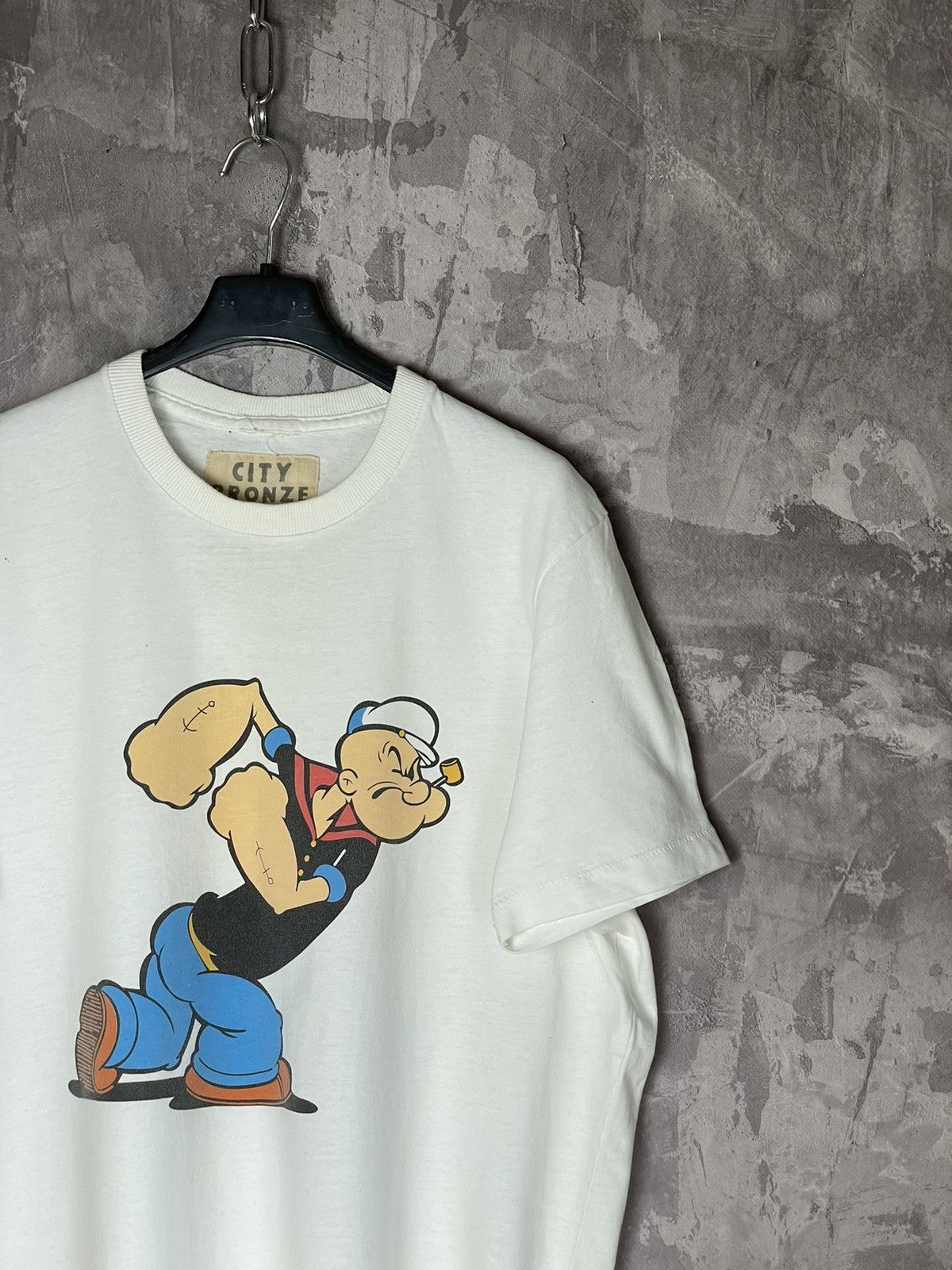 Cartoon Network × Vintage Vintage Popeye Movie Cartoon Humor Printed T shirt Size US XL / EU 56 / 4 - 4 Thumbnail