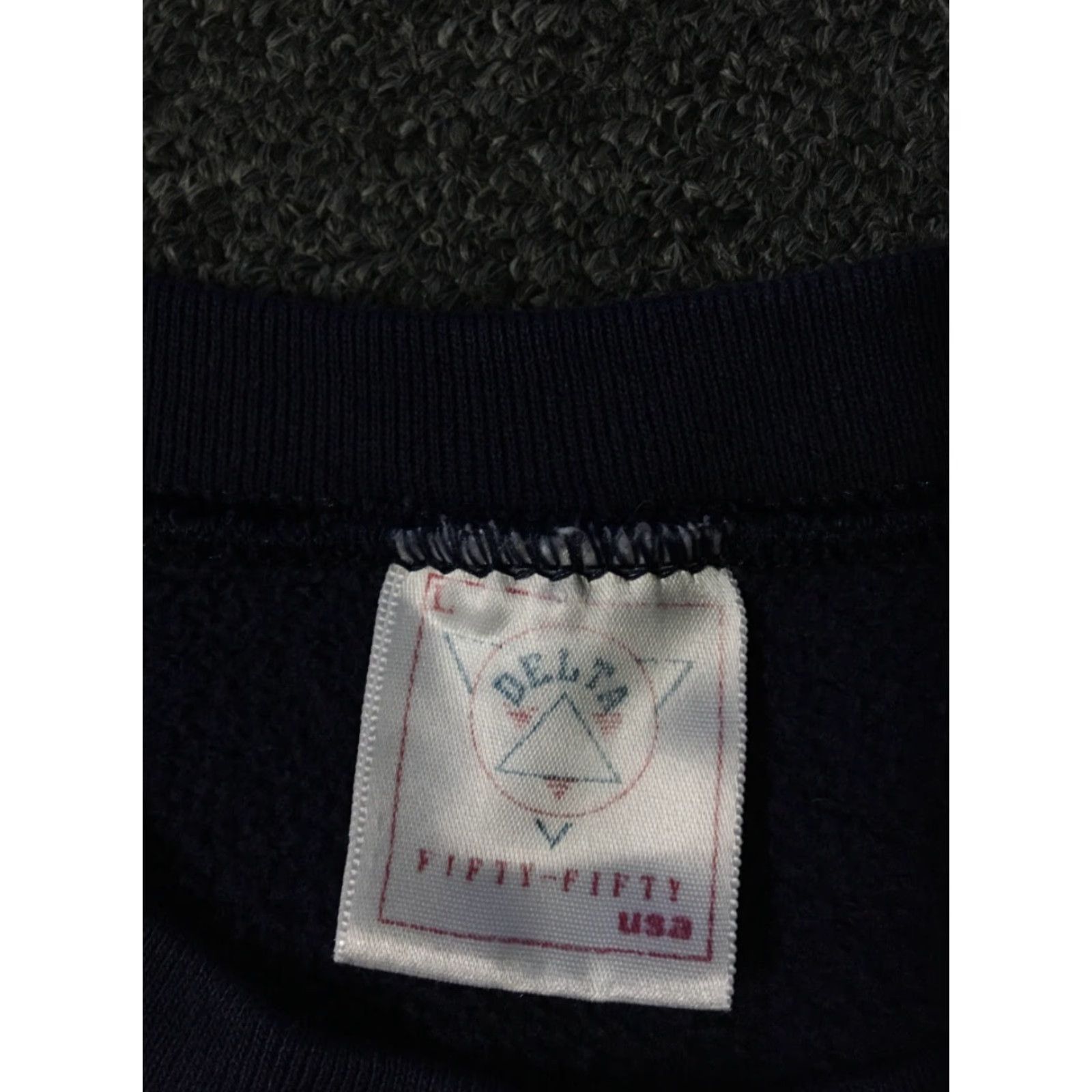 Delta VINTAGE Missouri Flowers Spellout Sweatshirt S M USA Delta Sweatshirt Men Navy Blue 90s Grunge School Urban Surfer Retro Cement Tools Size US M / EU 48-50 / 2 - 3 Thumbnail