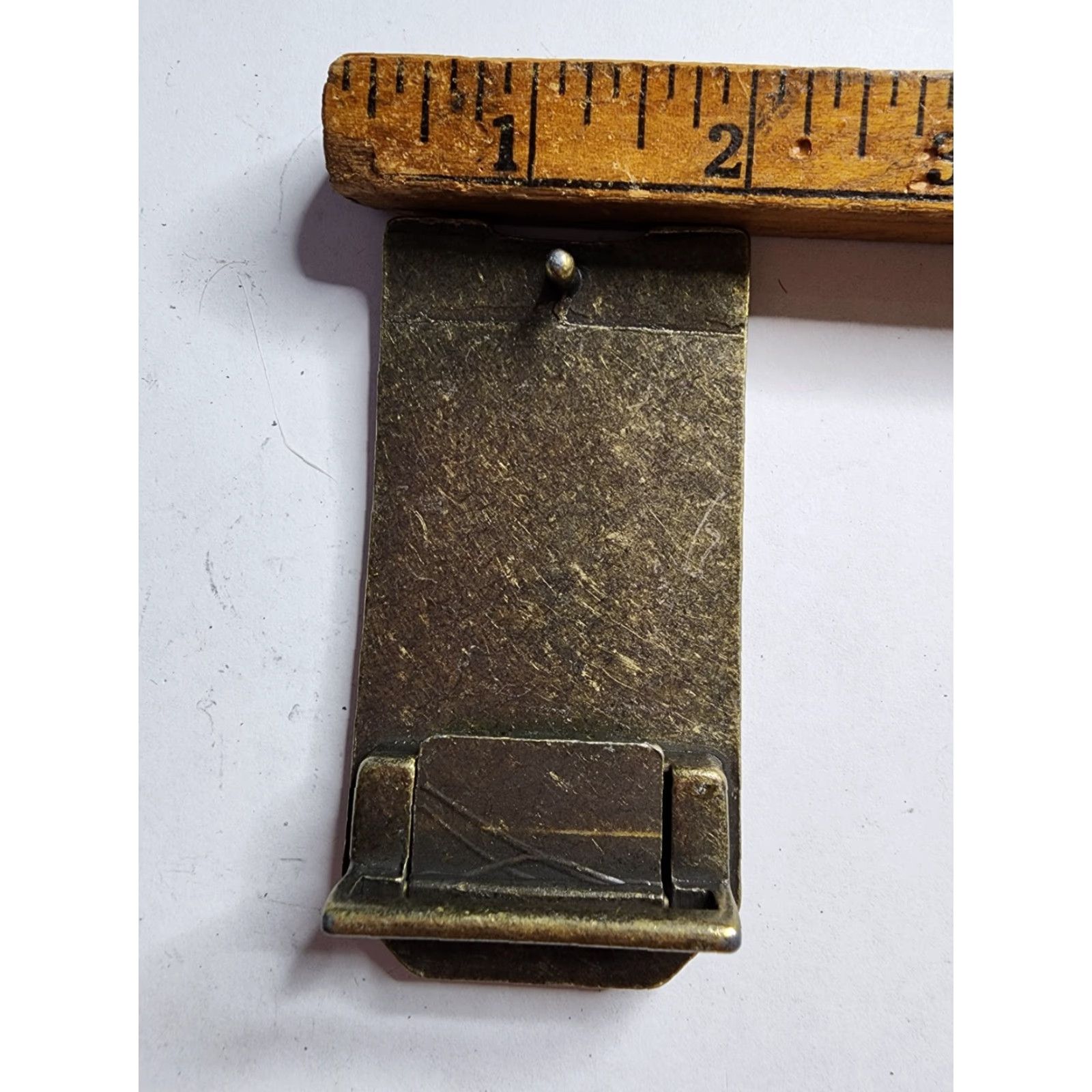 Vintage VINTAGE Brass DAD Spellout METAL BELT BUCKLE Size ONE SIZE - 2 Thumbnail