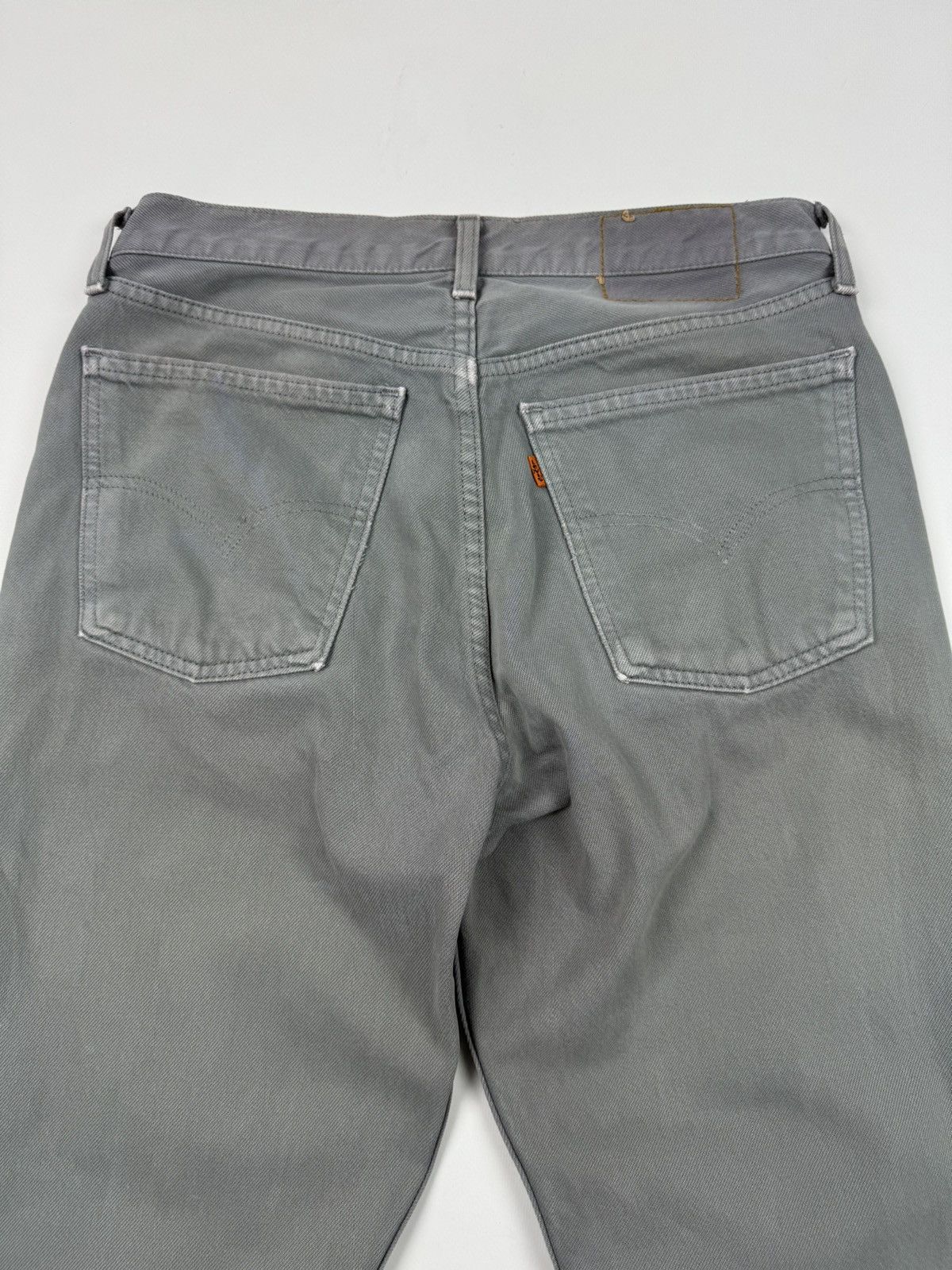Levi's 1990’s Vintage Levi’s 615 Sun Faded Orange Tab Gray Jeans Size US 33 - 19 Thumbnail
