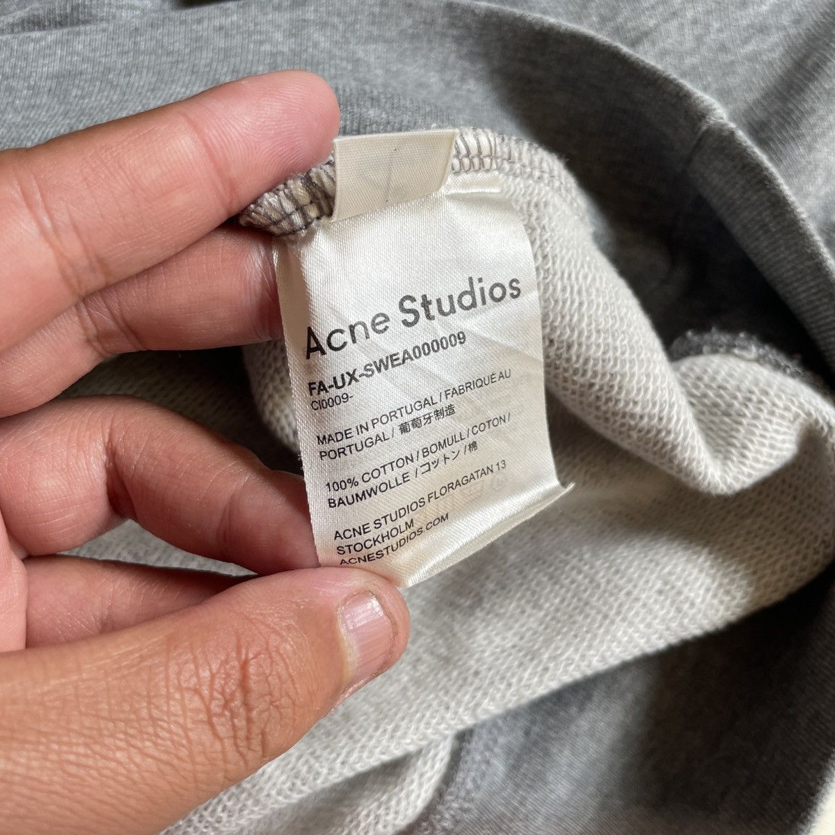 Acne Studios Acne Studios Farrin Face Hoodie Size US XL / EU 56 / 4 - 8 Thumbnail