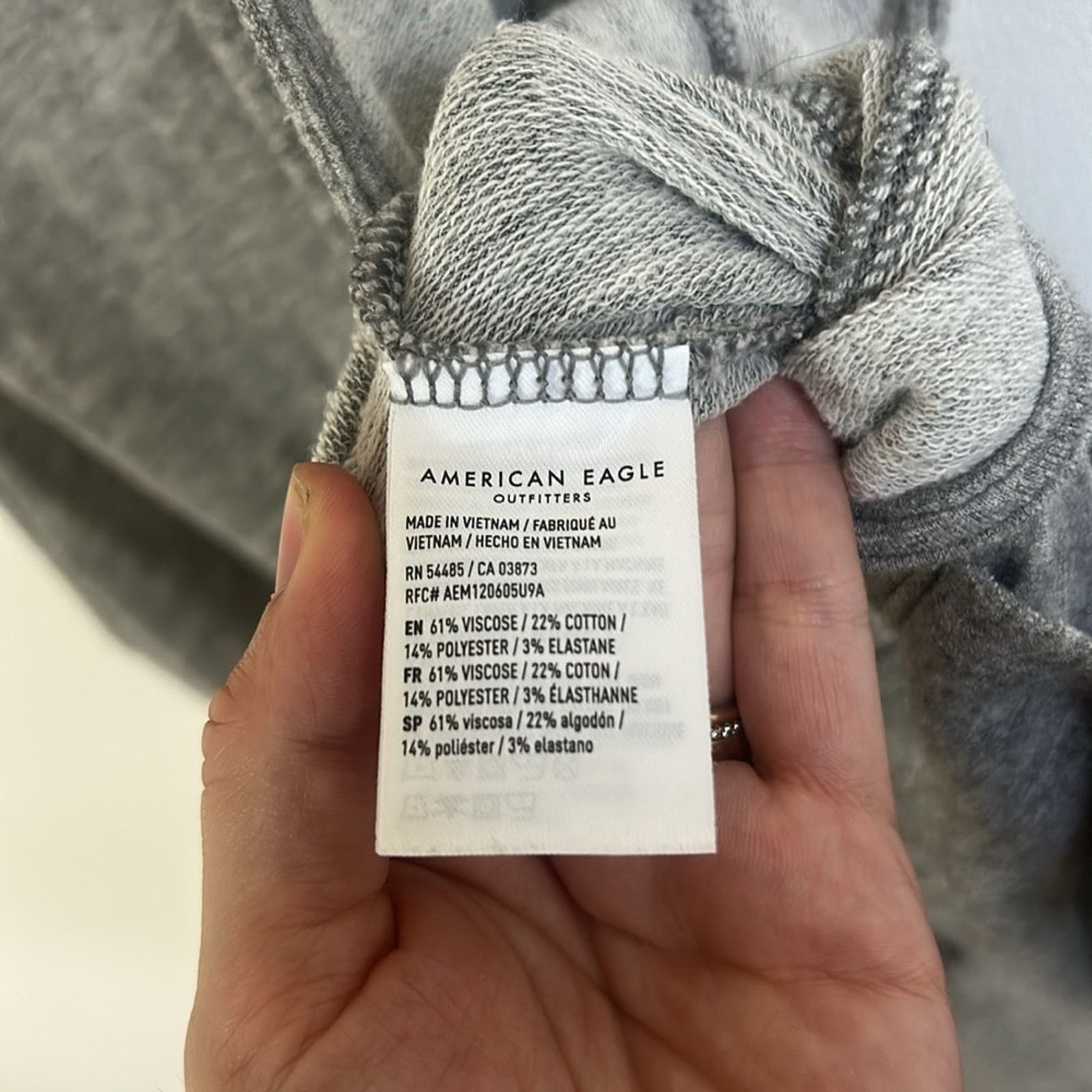 American Eagle Outfitters American Eagle Soft Grey Jumpsuit Size 32" / US 10 / IT 46 - 4 Thumbnail