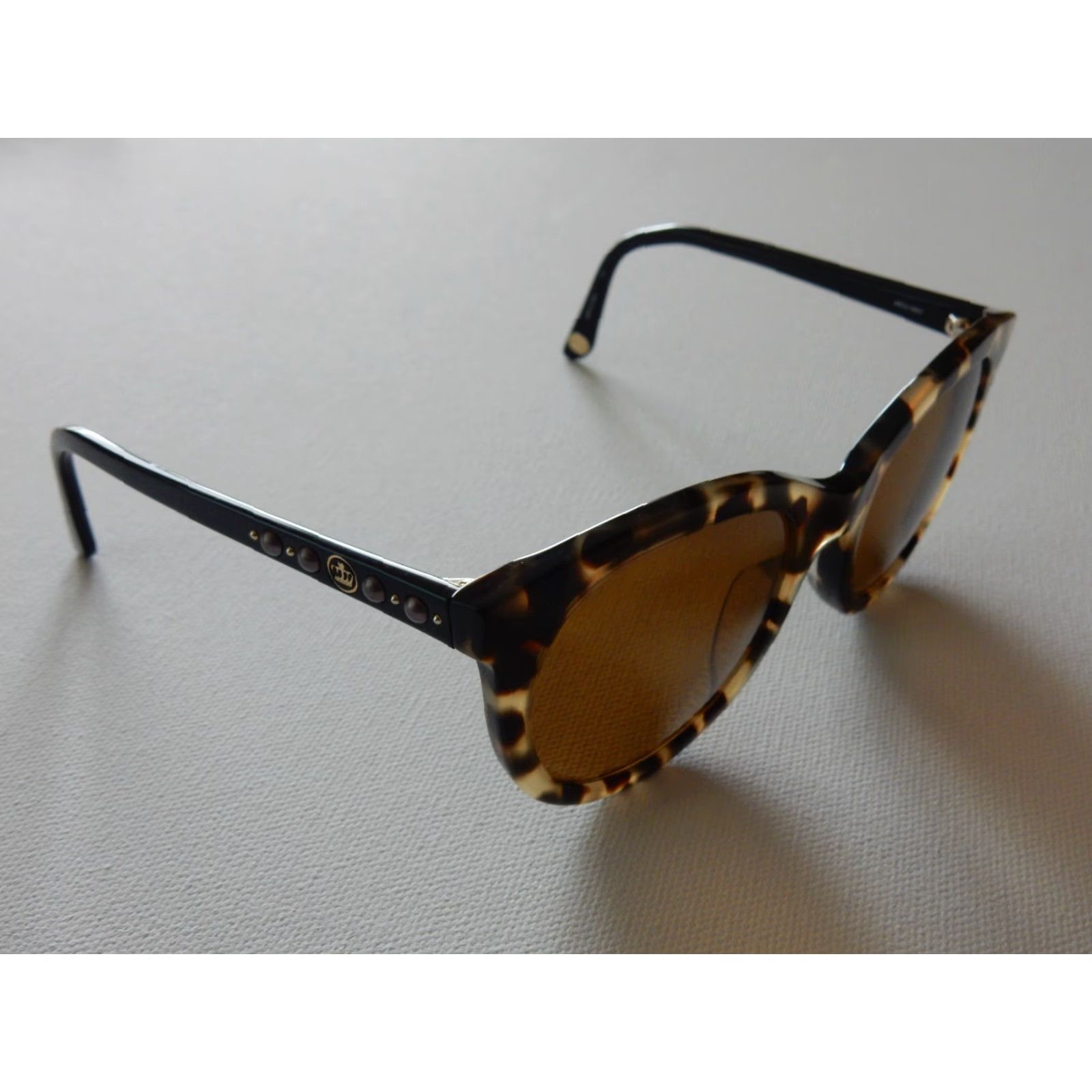 Juicy Couture VINTAGE Juicy Couture Sunglasses Frames Only Brown Women 53x21mm Prescription 140 Dkhavana Size ONE SIZE - 3 Thumbnail
