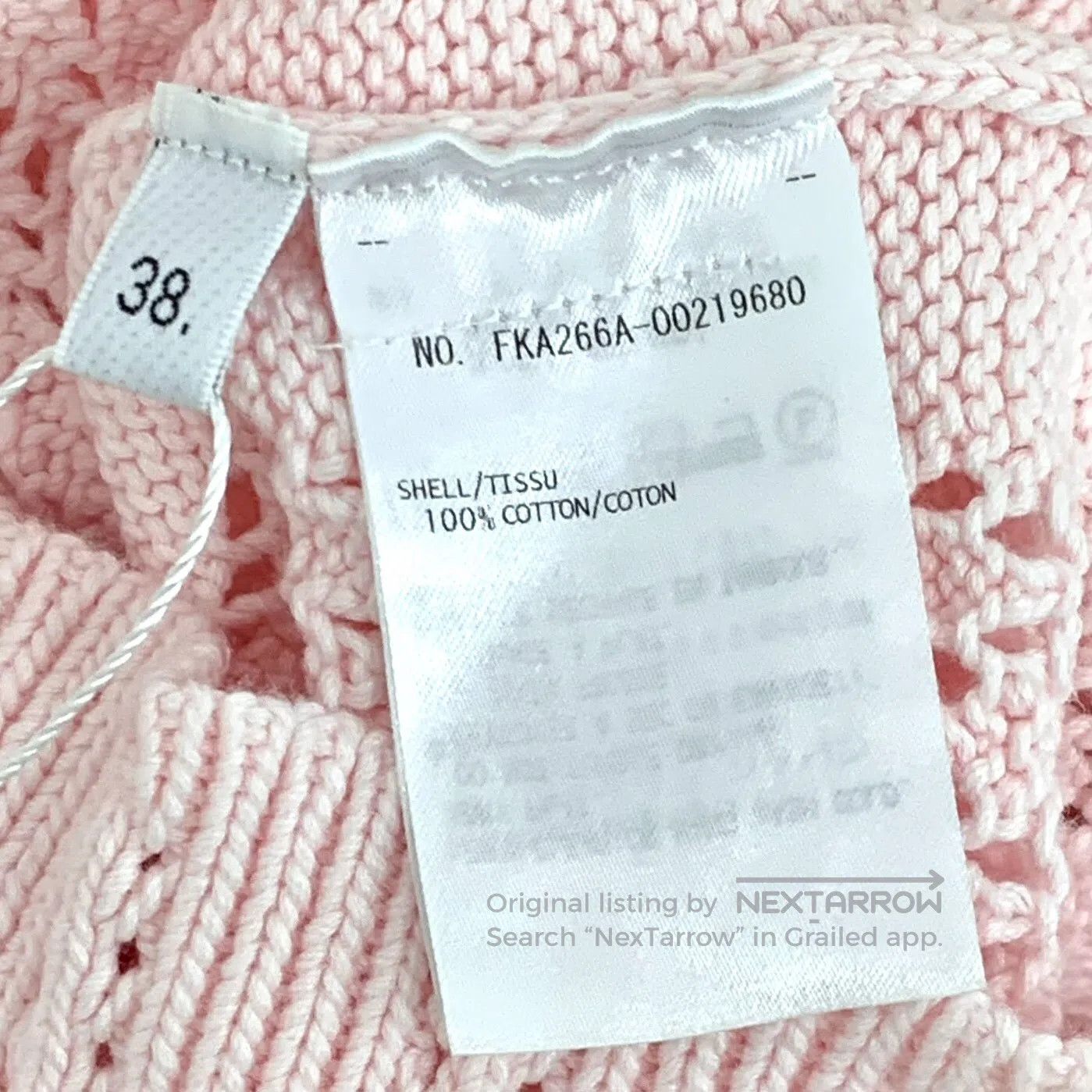 Thom Browne Thom Browne Light Pink Shell Embroidery Cotton Cutout Roun Size M / US 6-8 / IT 42-44 - 7 Thumbnail