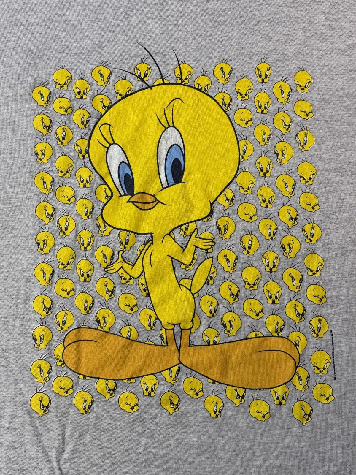 Designer VTG Tweety Bird T-shirt Looney Tunes Faces Tweety Emotions L Size US L / EU 52-54 / 3 - 3 Thumbnail