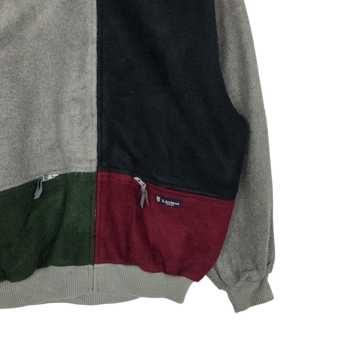Japanese Brand × Vintage Vintage Wool Bomber Jacket St. Andrew Scotland Multi Colour Size US L / EU 52-54 / 3 - 6 Thumbnail