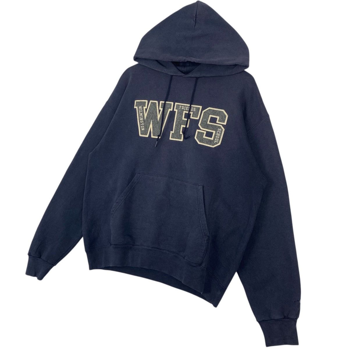 Other Vintage Champion Stonewashed Hoodie Sweater Blue Big Logo Size US L / EU 52-54 / 3 - 2 Thumbnail