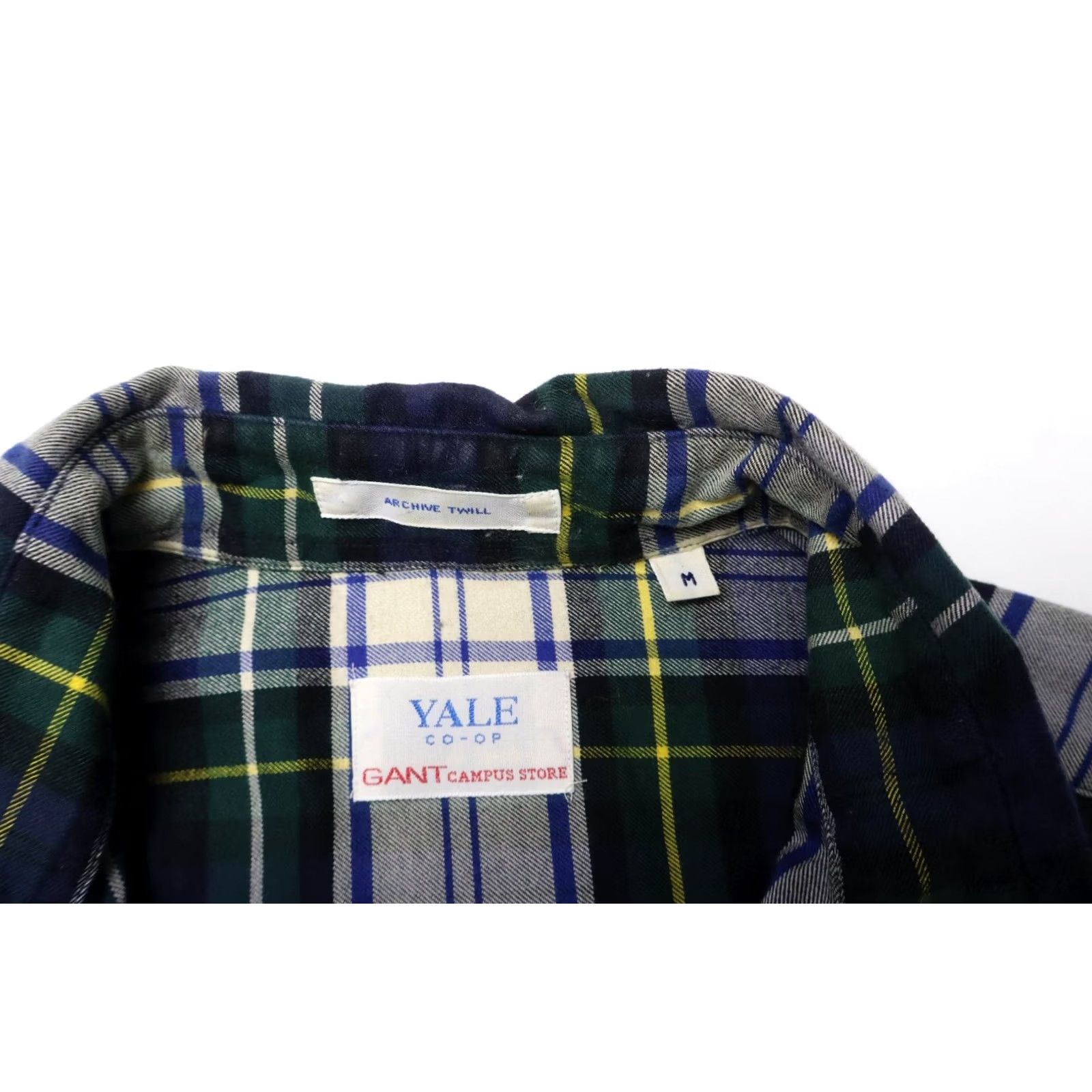 Gant GANT Yale Shirt Men's MEDIUM Plaid Blue Button-Down Pocket Long Sleeve Collab Size US M / EU 48-50 / 2 - 7 Thumbnail