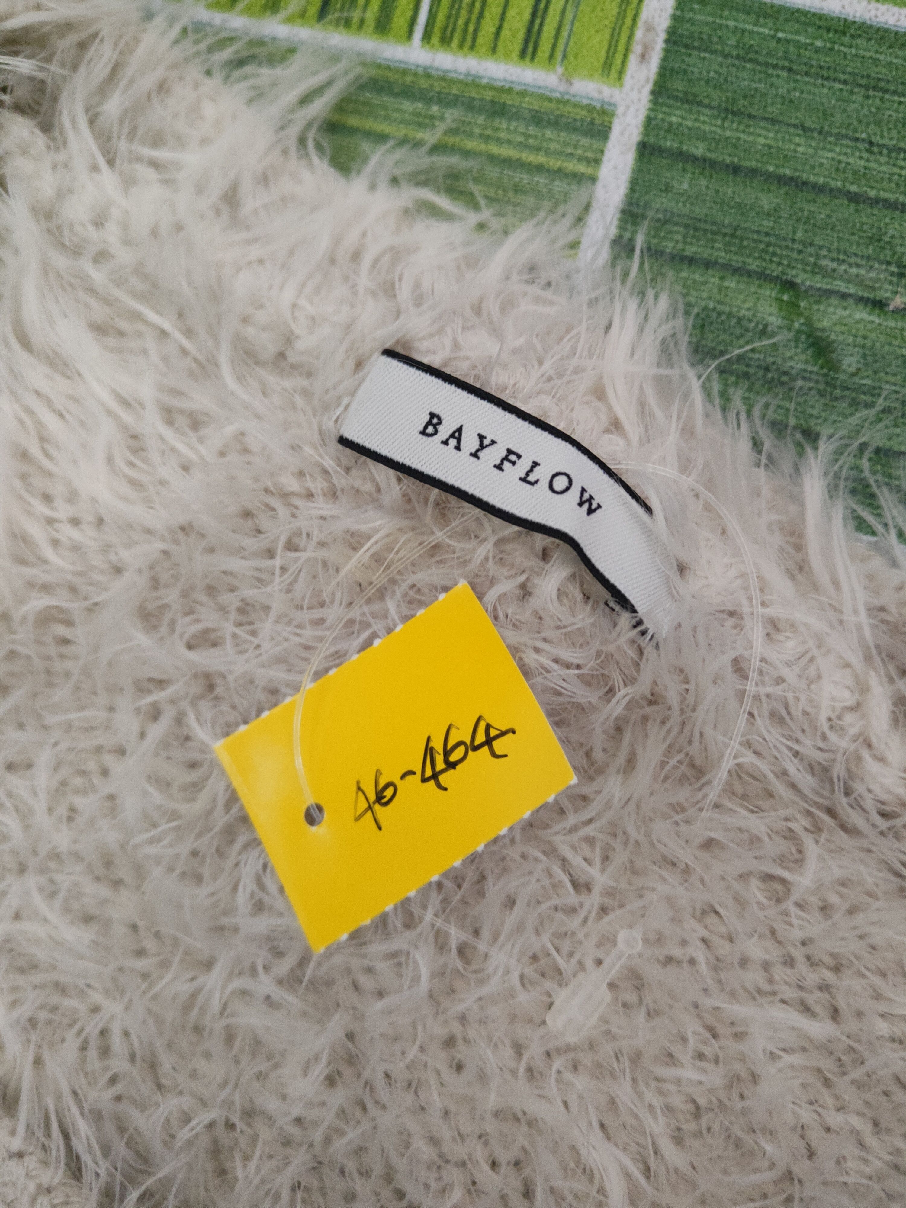 Japanese Brand DL Bayflow Ivory Fur Mohair Knitwear #46-464 Size S / US 4 / IT 40 - 12 Thumbnail