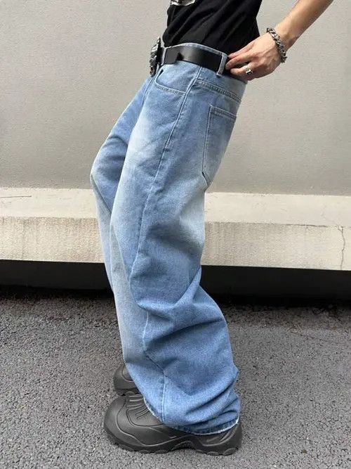 Jean Washed Baggy Denim Jeans Size US 32 / EU 48 - 1 Thumbnail