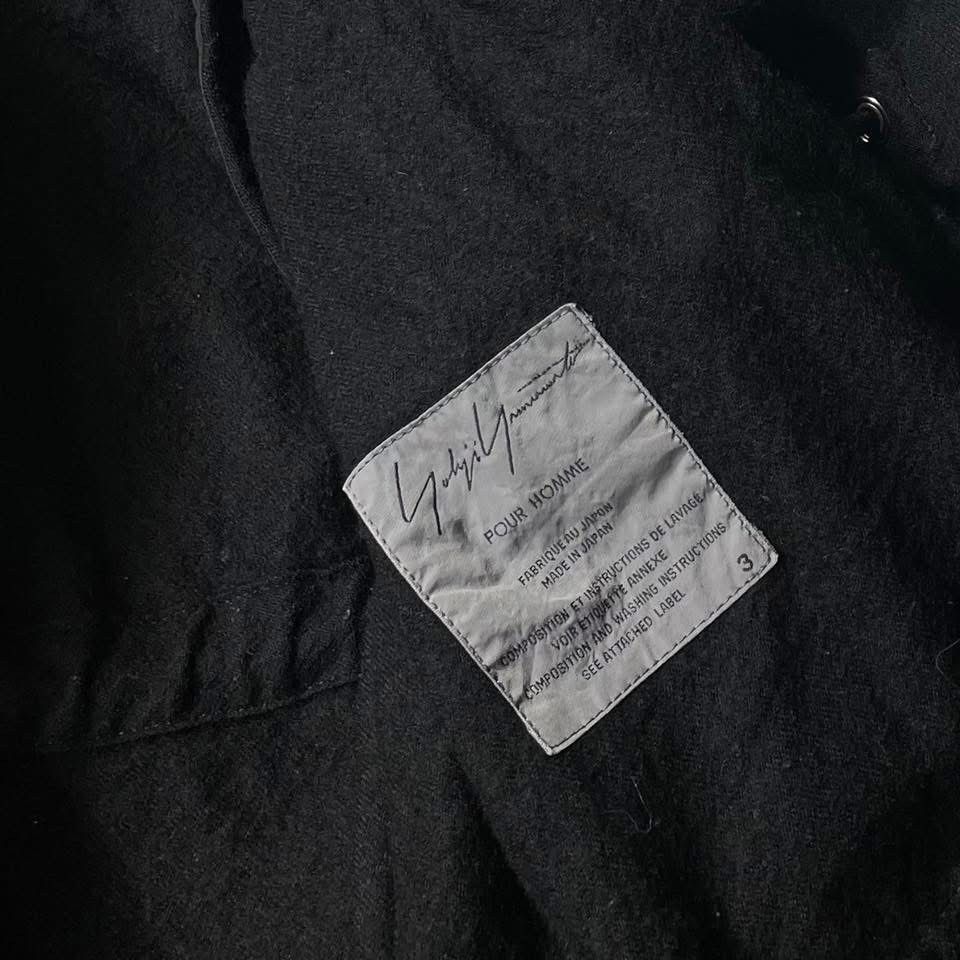 Other × Yohji Yamamoto VERY RARE🔥 YOHJI YAMAMOTO 03AW DOUBLE-SIDED WOOL COAT Size US L / EU 52-54 / 3 - 14 Thumbnail