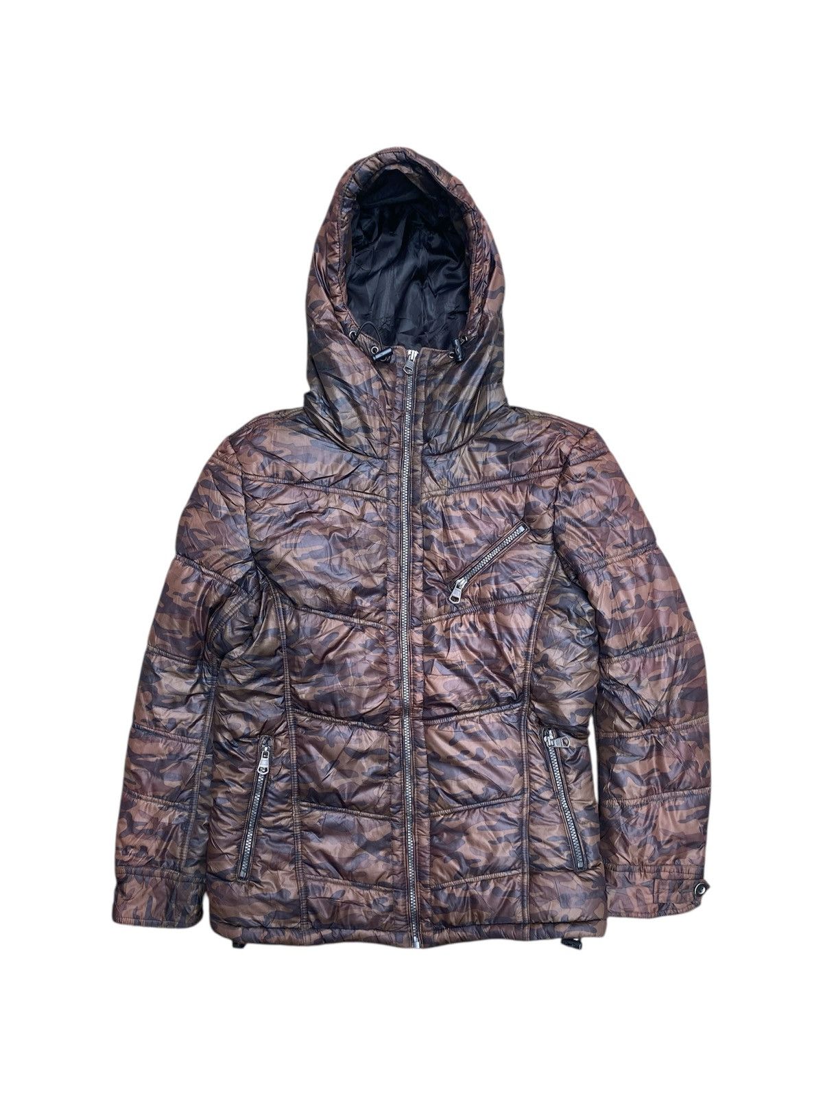 In The Attic In The Attic Puffer Camo Multi zipper Jacket Size US M / EU 48-50 / 2 - 1 Thumbnail