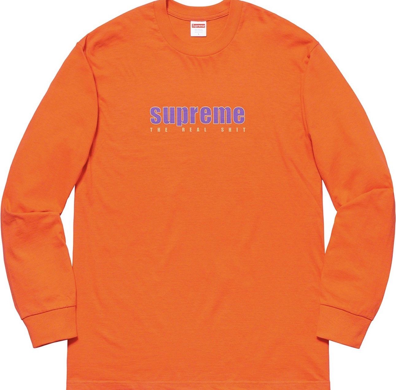Supreme Supreme Real Shit Long Sleeve T Shirt Size US M / EU 48-50 / 2 - 4 Thumbnail