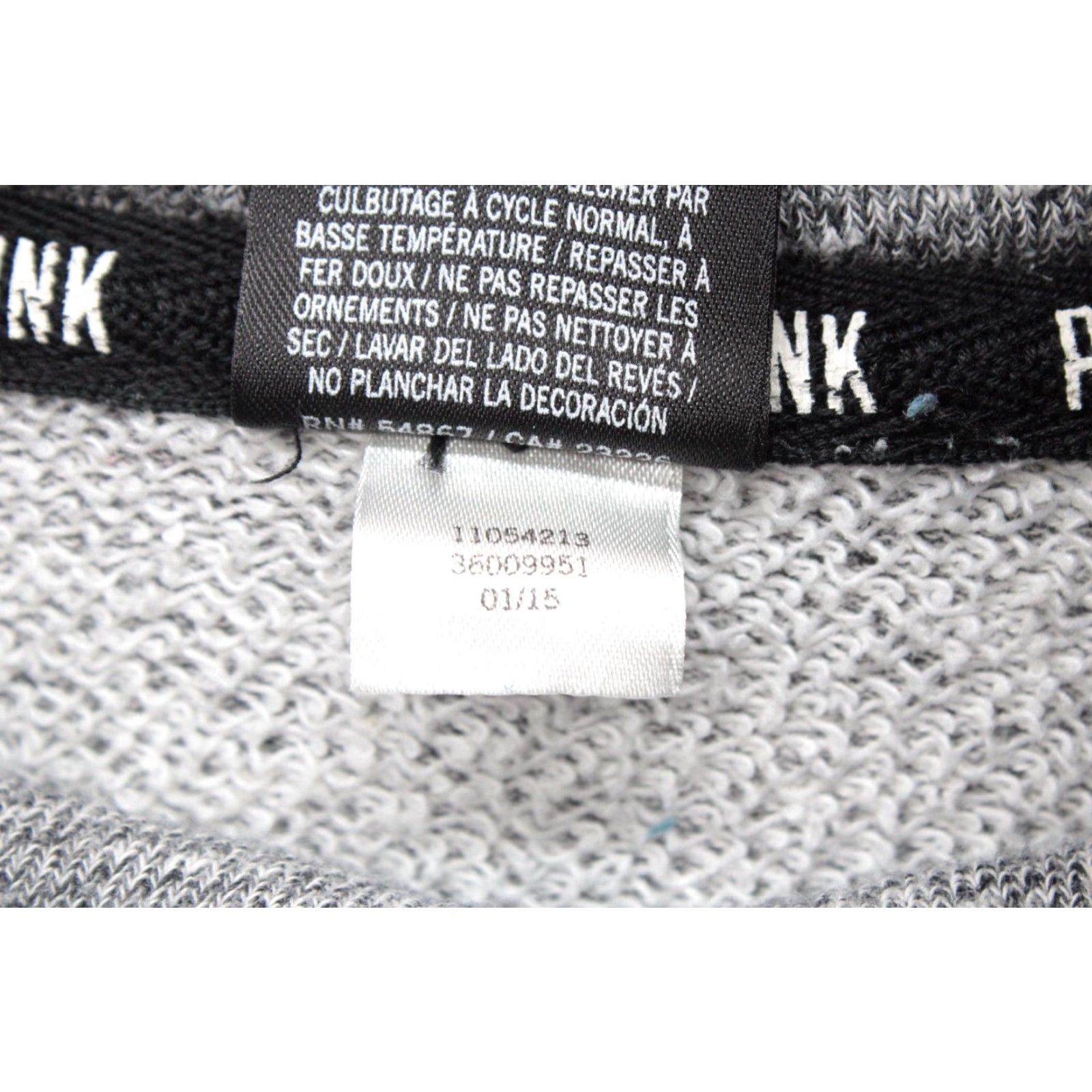 Victoria's Secret Victoria's Secret PINK Sweatshirt Womens Small Pullover Cowl Neck Gray Athleisure Size S / US 4 / IT 40 - 6 Thumbnail