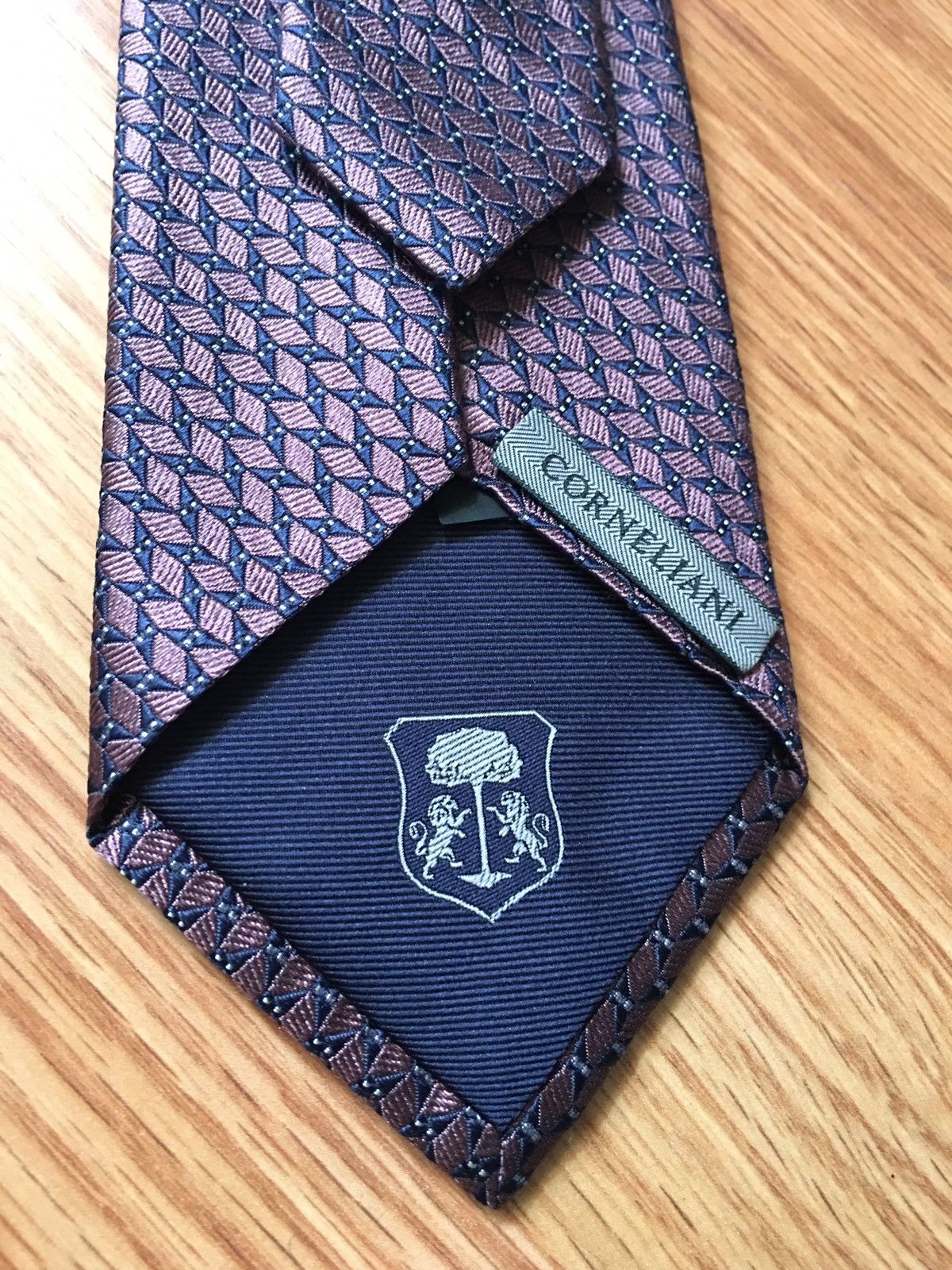 Corneliani Corneliani Purple Elegant Silk Mens Neck Tie Size ONE SIZE - 2 Thumbnail
