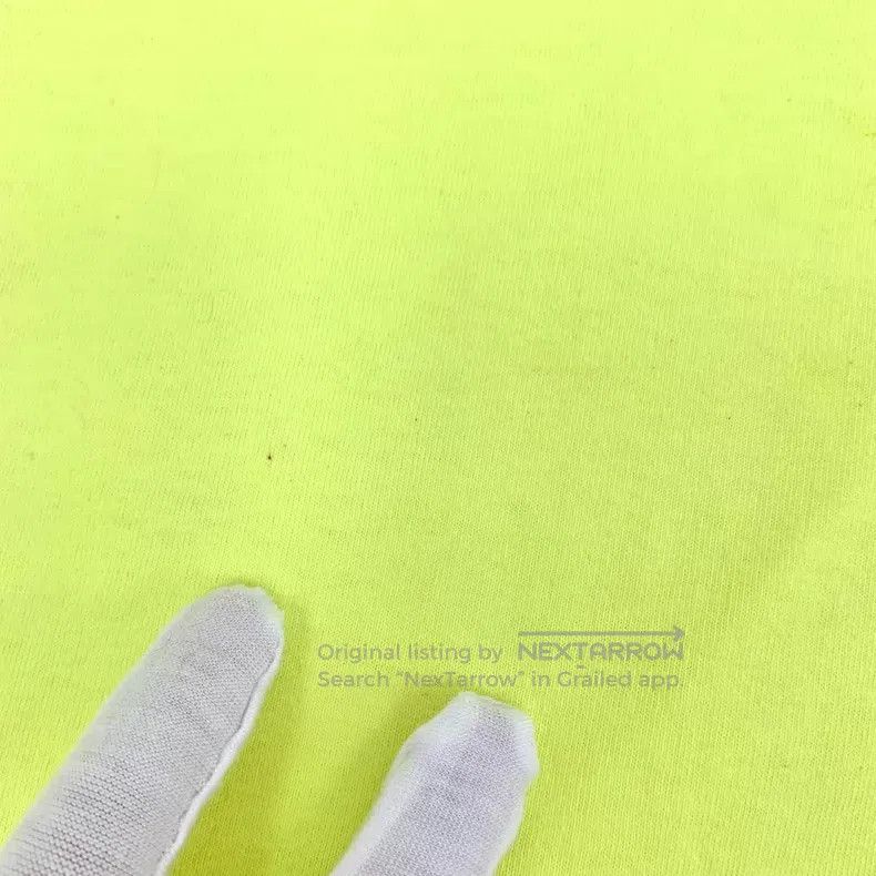 Balenciaga Balenciaga Yellow Logo Letter Embroidered Cotton Crew Neck Size US M / EU 48-50 / 2 - 9 Thumbnail