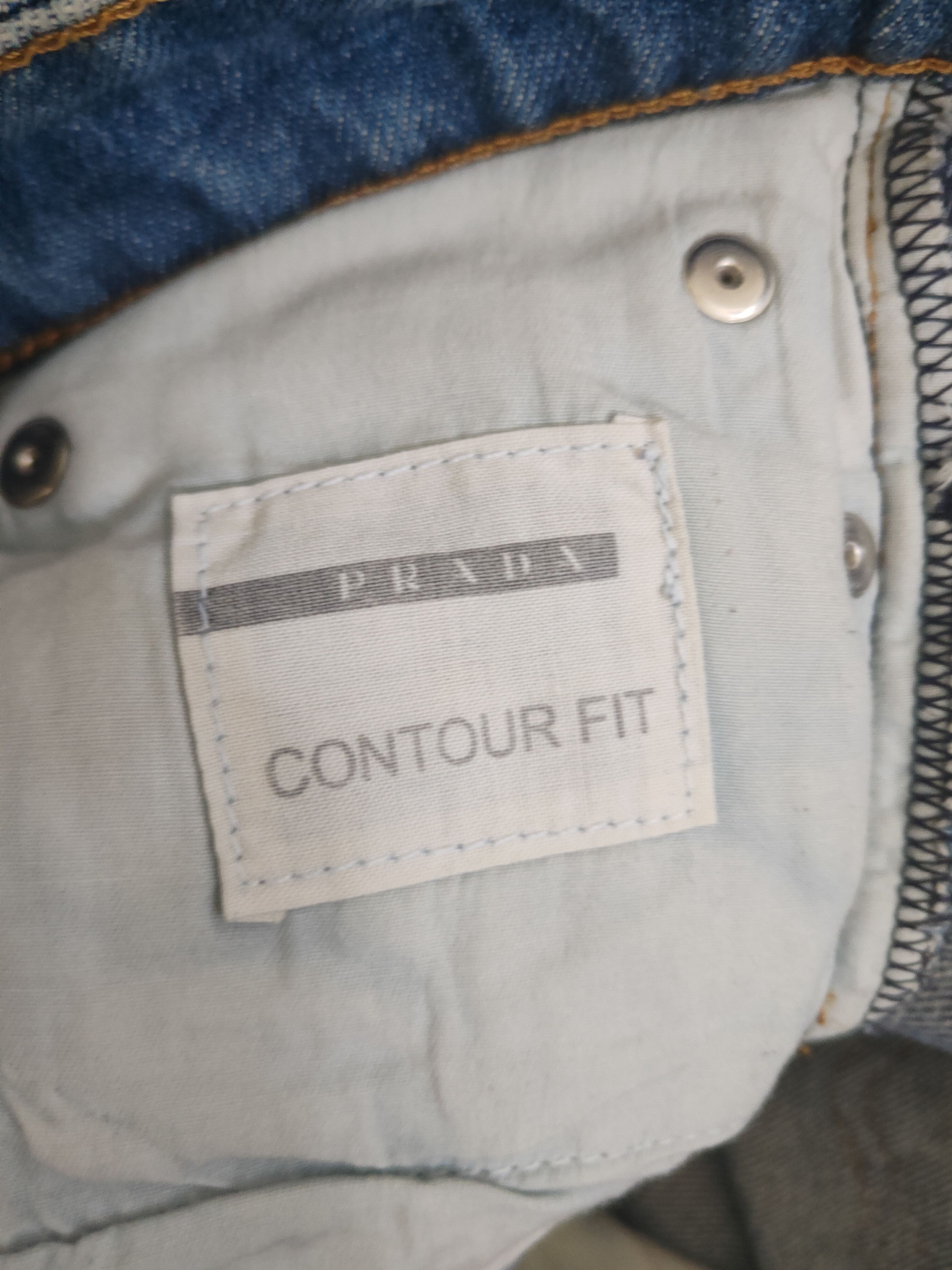 Prada DL Prada Blue Distressed Ripped Jeans #2778 Size 29" - 13 Thumbnail