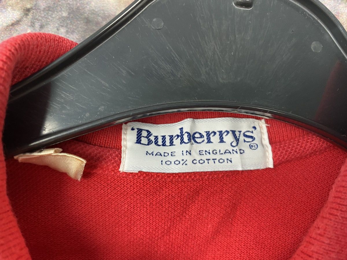 Burberry × Vintage Men’s Burberry Polo Shirt Vintage Luxury Size Medium Size US M / EU 48-50 / 2 - 6 Thumbnail