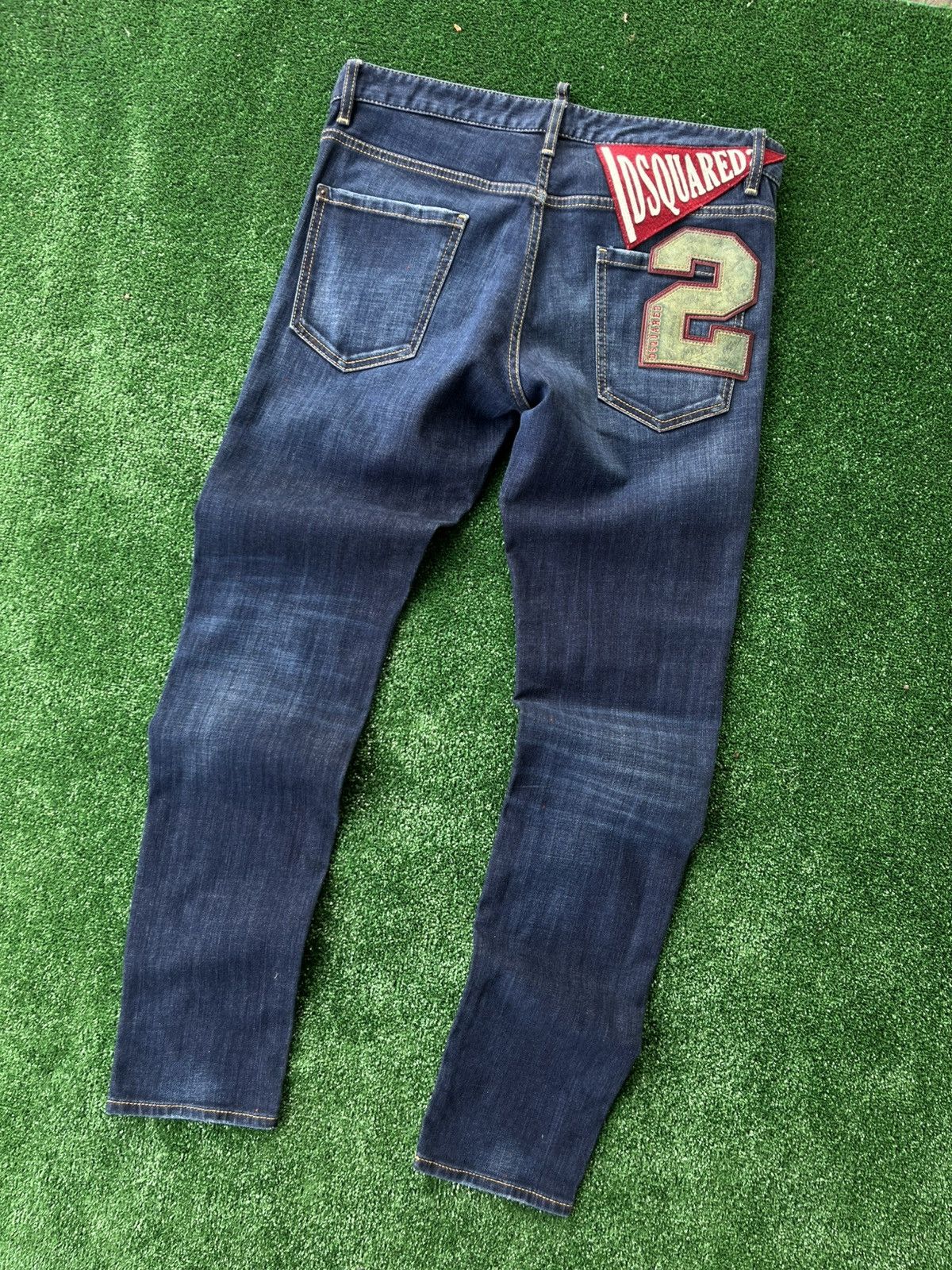 Dsquared2 Dsquared2 Sexy Twist Patch Paint Denim Straight Distressed Size US 30 / EU 46 - 1 Thumbnail