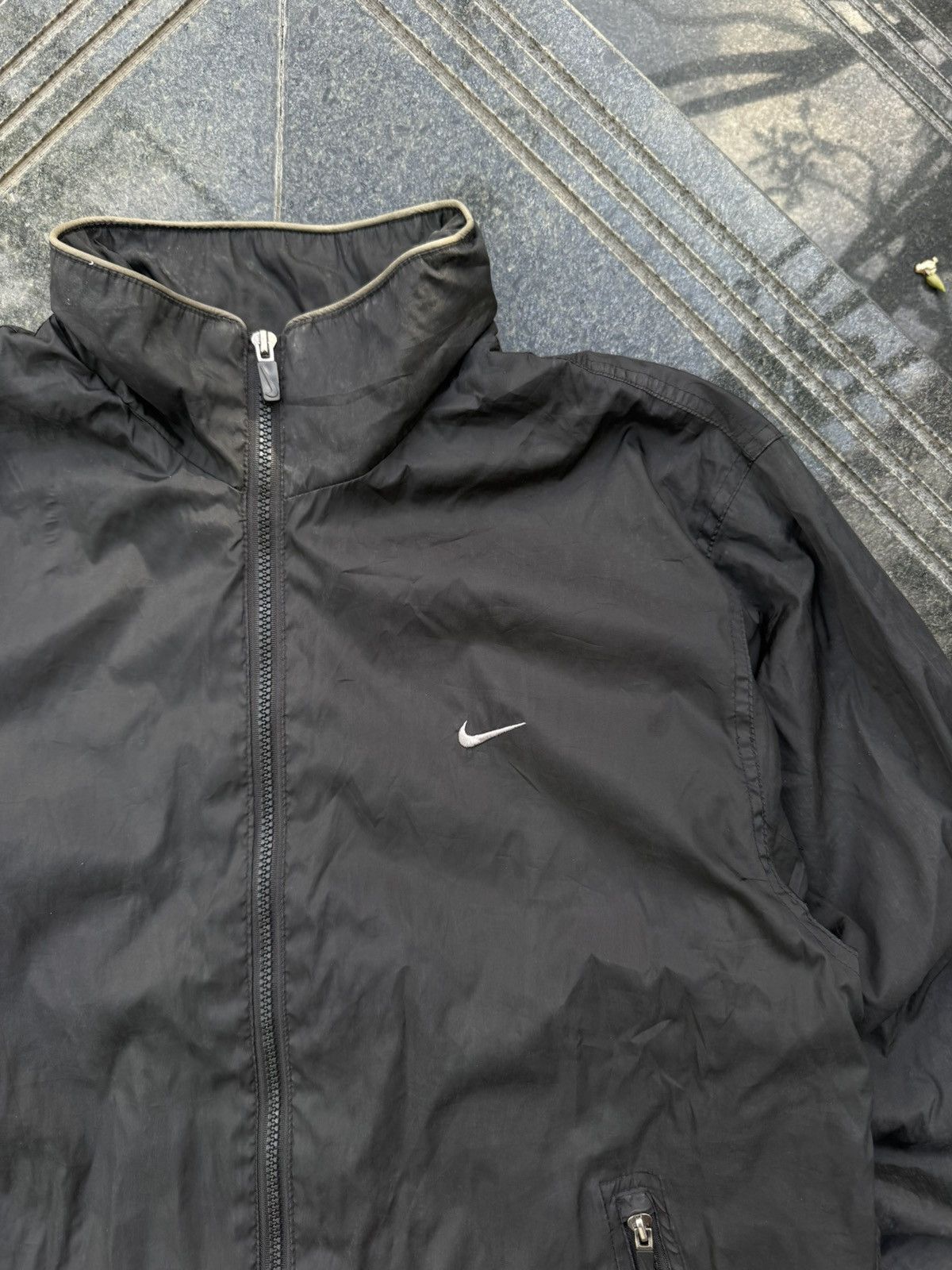 Nike 90’s NIKE RARE SWOOSH LOGO Y2K RETROVINTAGE ZIP NYLON JACKET Size US L / EU 52-54 / 3 - 3 Thumbnail