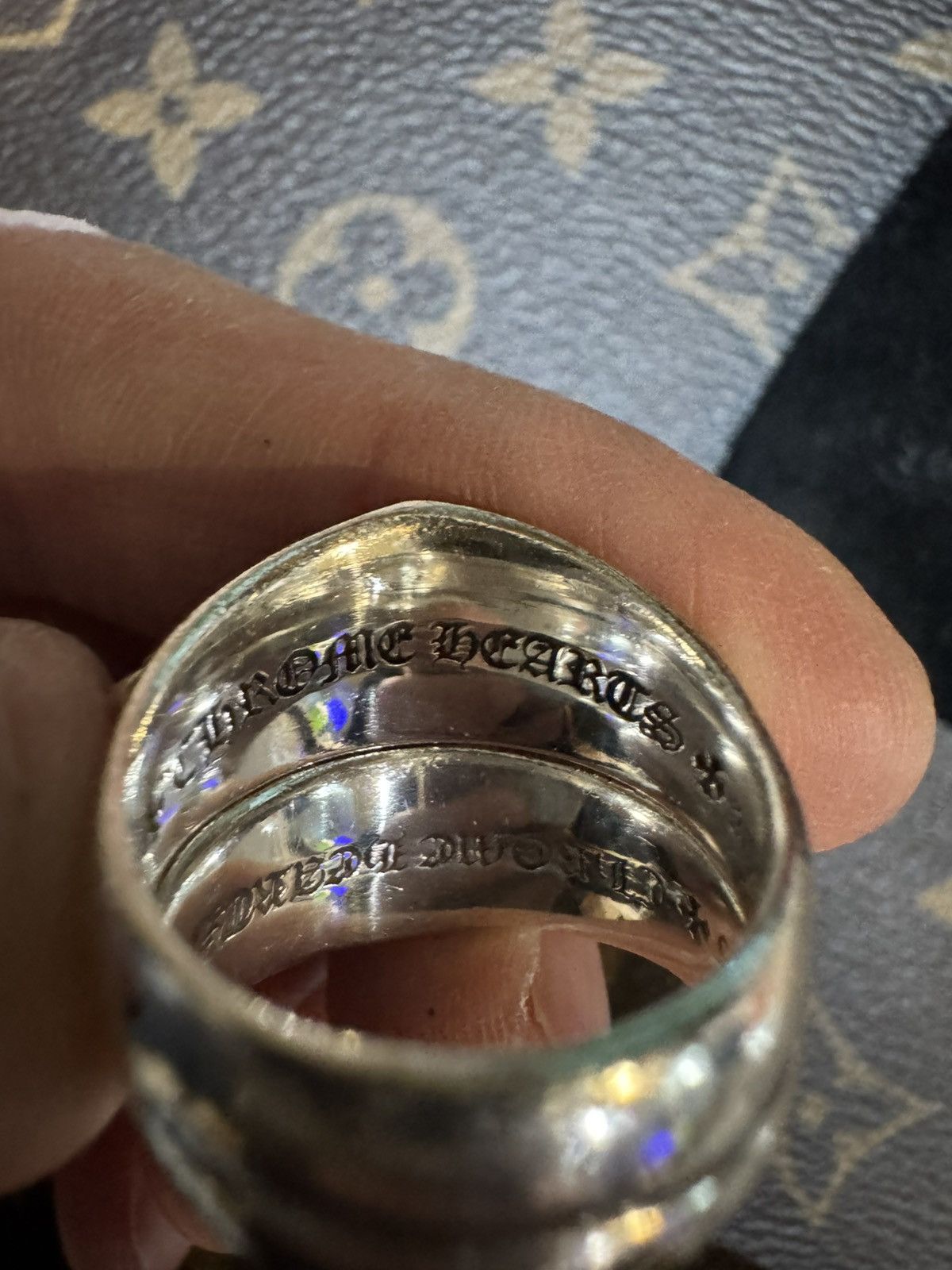 Chrome Hearts Chrome Hearts Keeper Halves Ring Size ONE SIZE - 7 Thumbnail