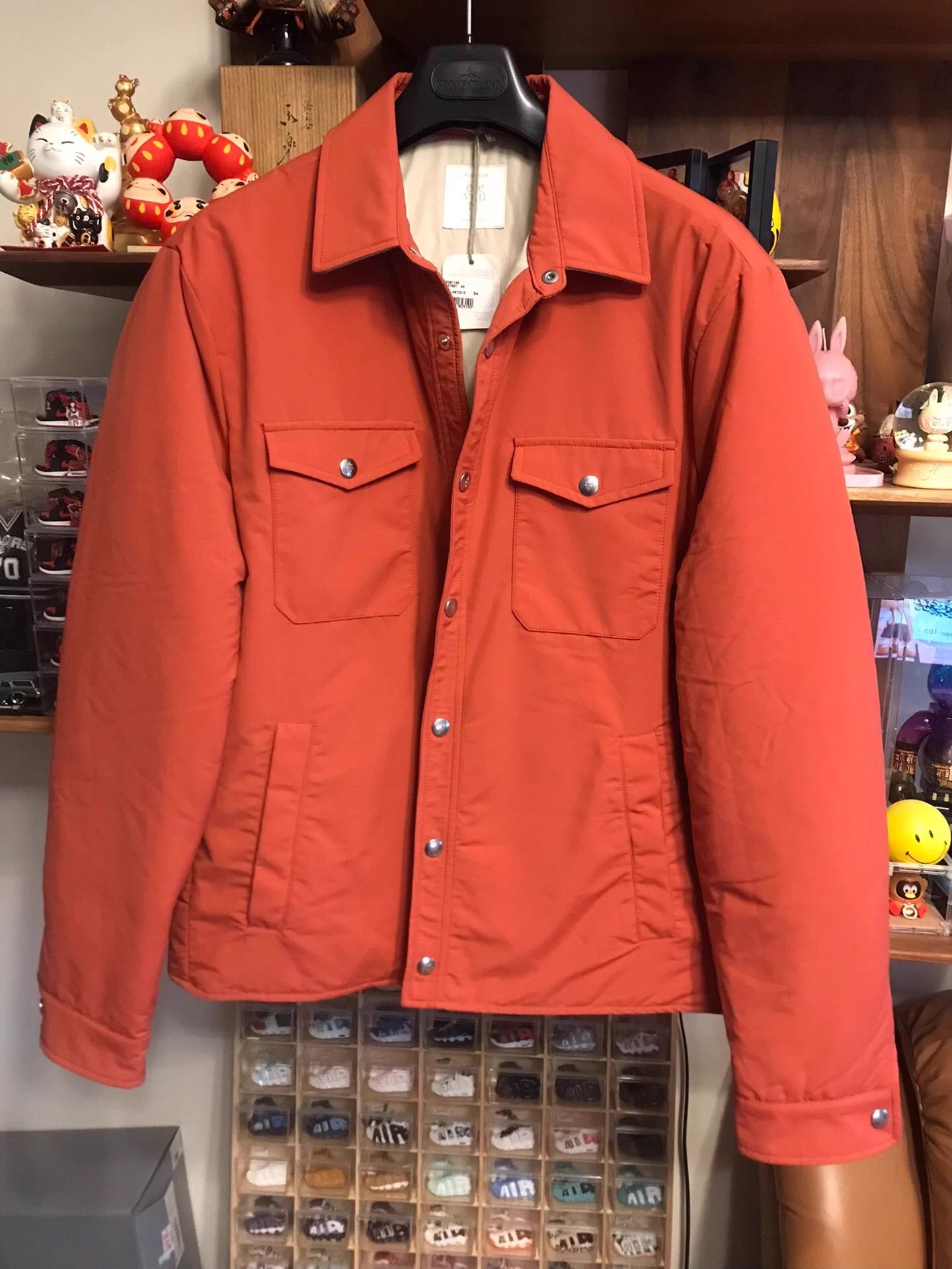 Eleventy Eleventy Puffer Jacket Hermès Orange Loro Piana 54 Size US L / EU 52-54 / 3 - 1 Thumbnail