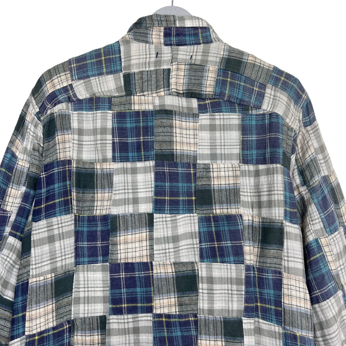 R.Newbold 🔥 R.NEWBOLD CHECK PATCHWORK SHIRTS Size US L / EU 52-54 / 3 - 9 Thumbnail
