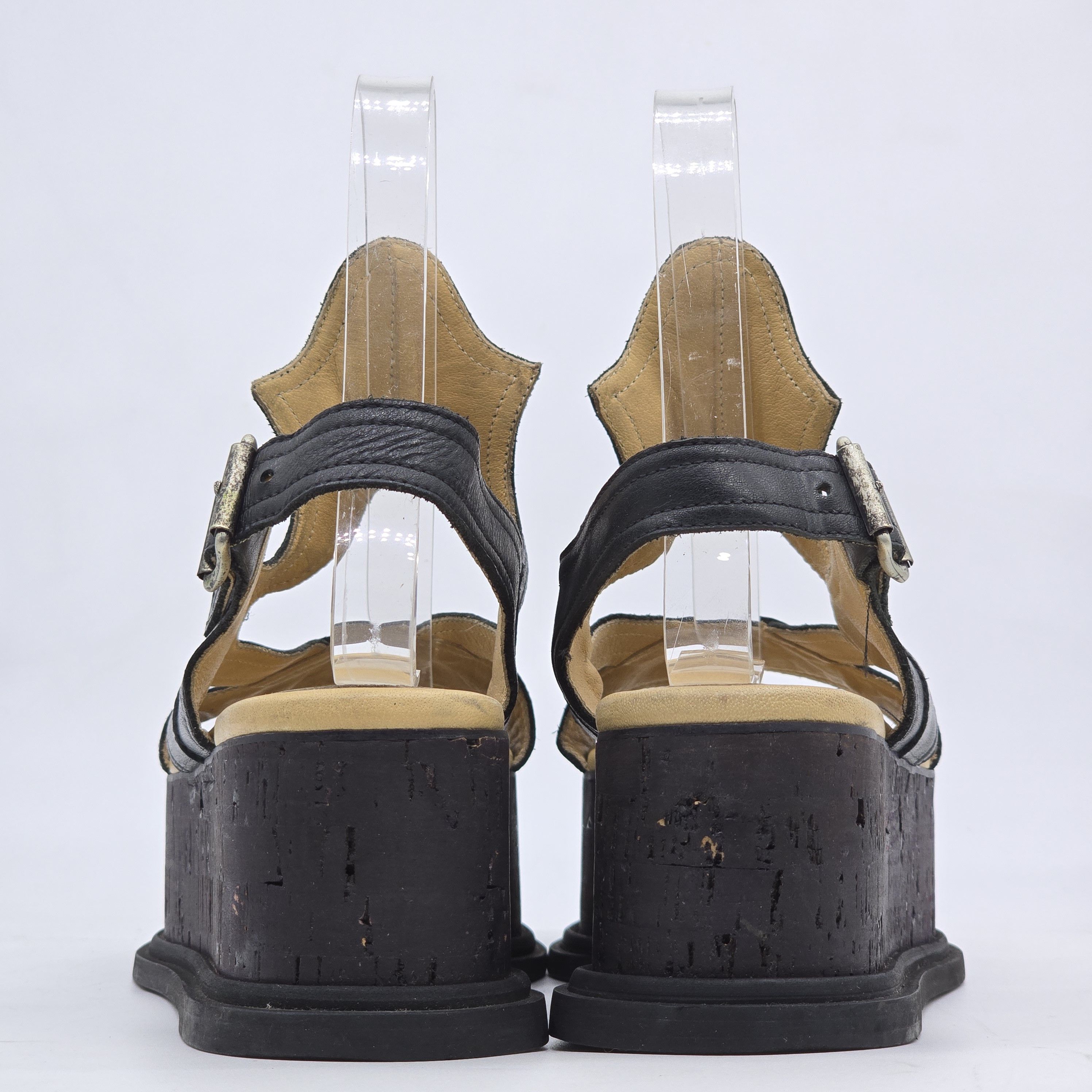 Maison Margiela Maison Margiela MM6 - Cut Out Platform Sandals Size US 6 / IT 36 - 7 Thumbnail