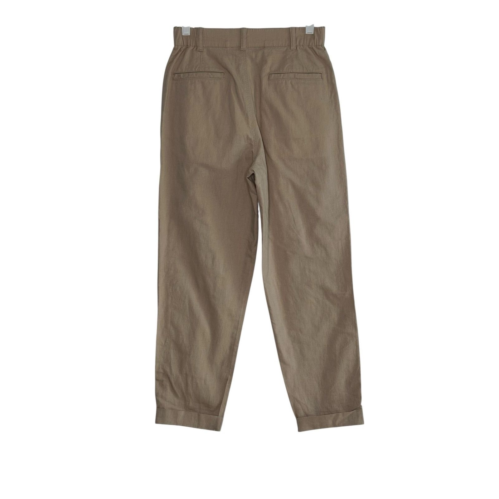 Uniqlo Uniqlo beige casual high rise ankle pants size XS Size 28" / US 6 / IT 42 - 5 Thumbnail